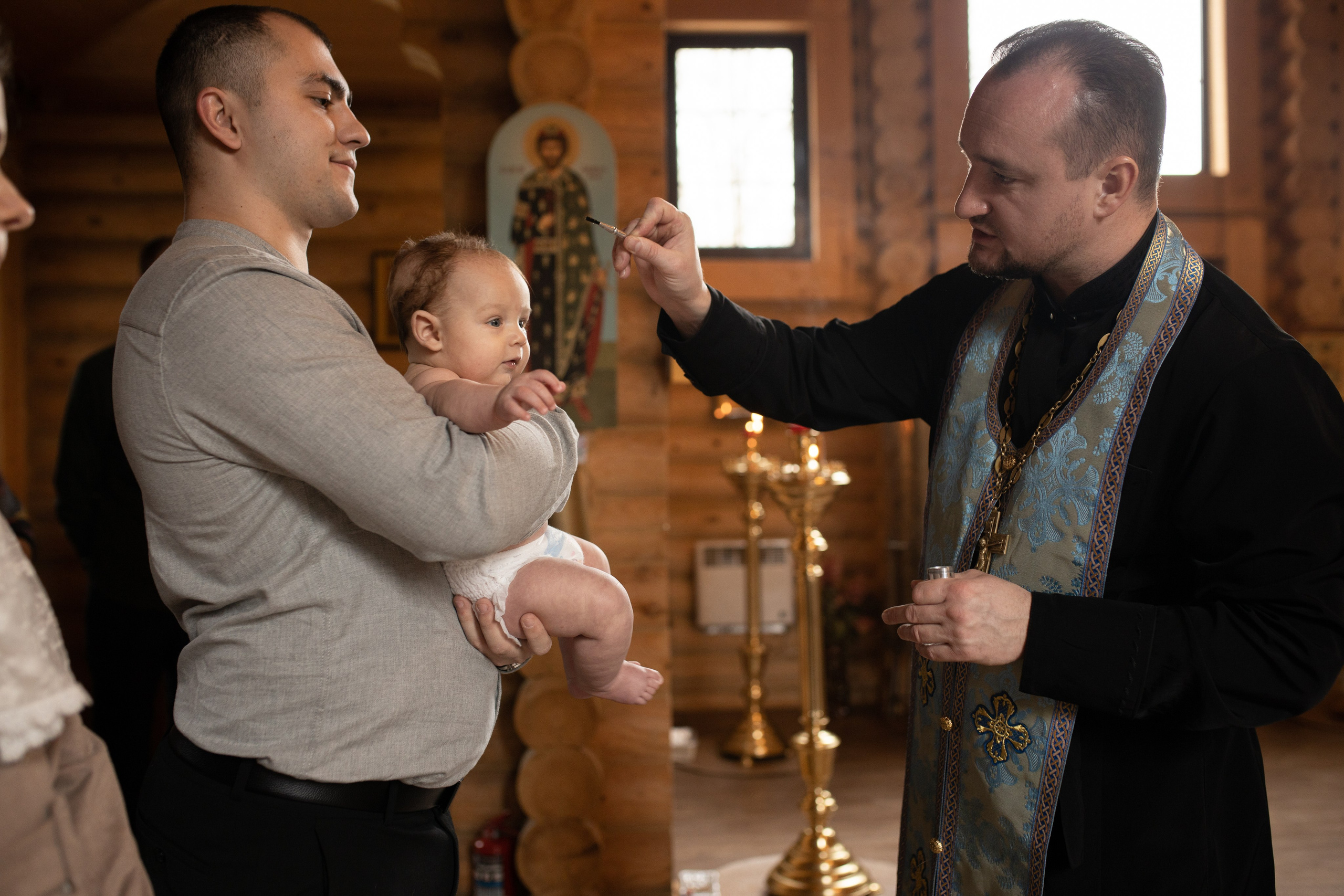 Таинство крещения Марка. Фотограф в Железнодорожном и Балашихе