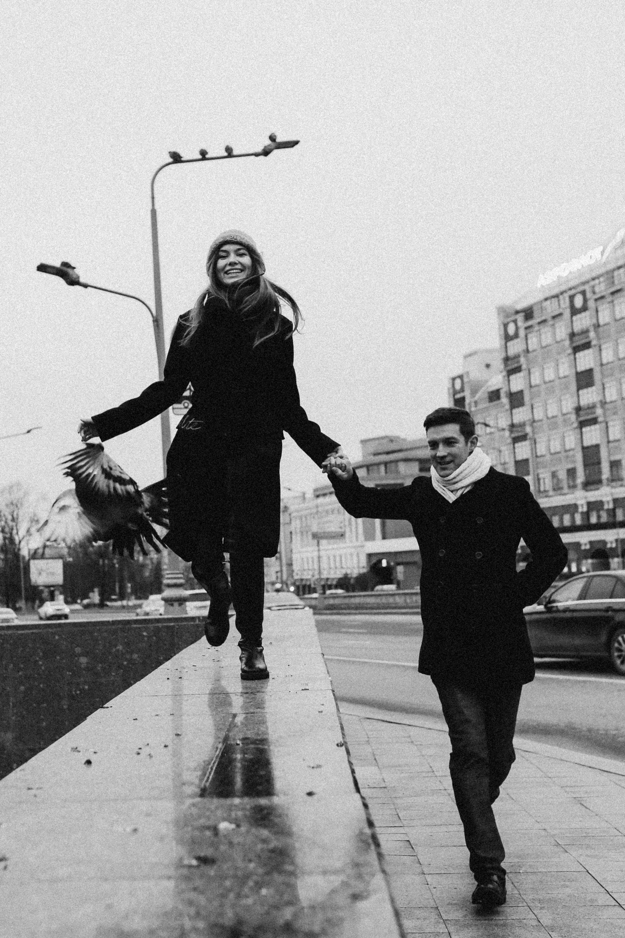 Фотосессия Love Story на улицах Москвы. Свадебный фотограф в Москве Мария Крош