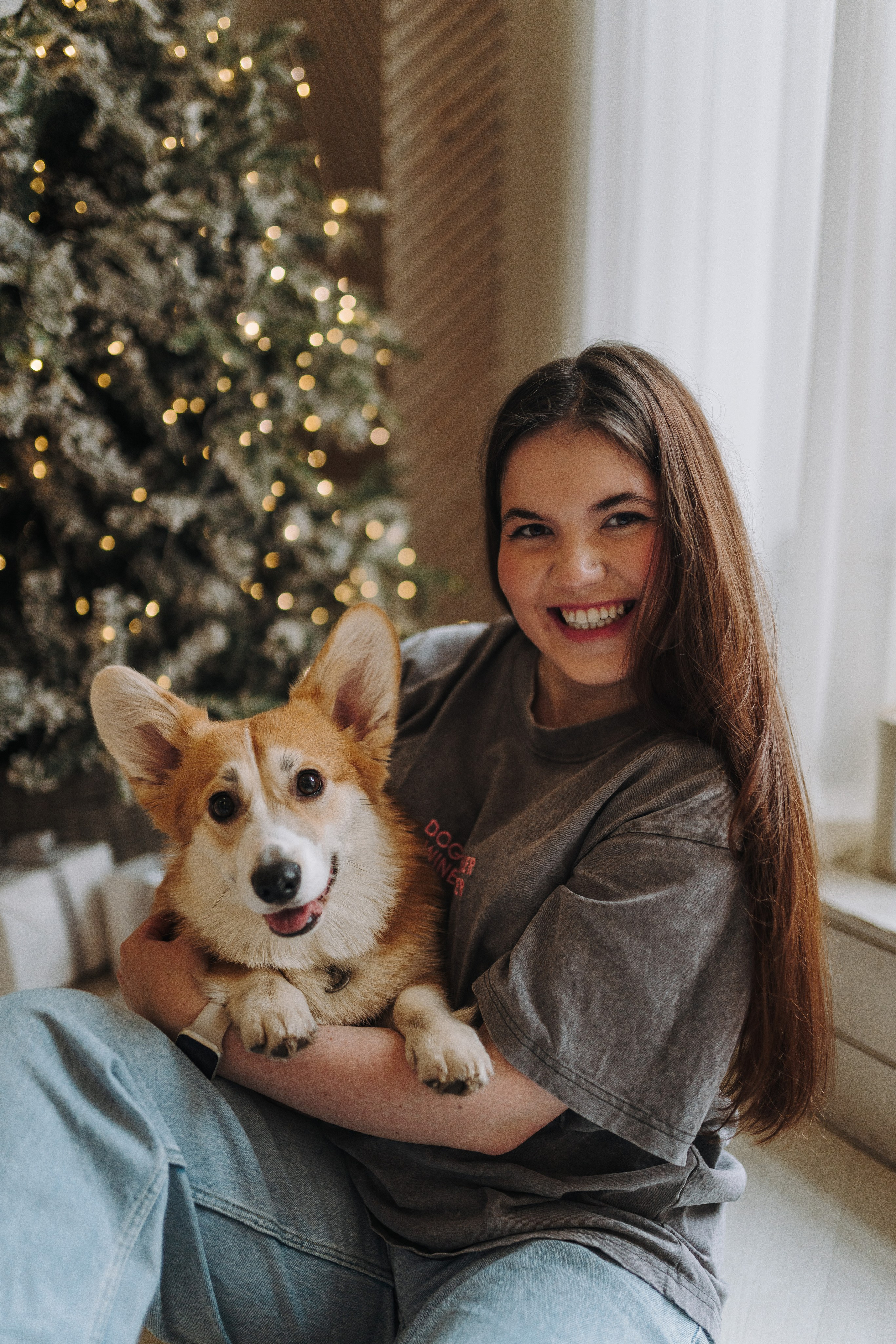 Александра и Бри. Фотограф анималист в Спб недорого Олеся Майорова