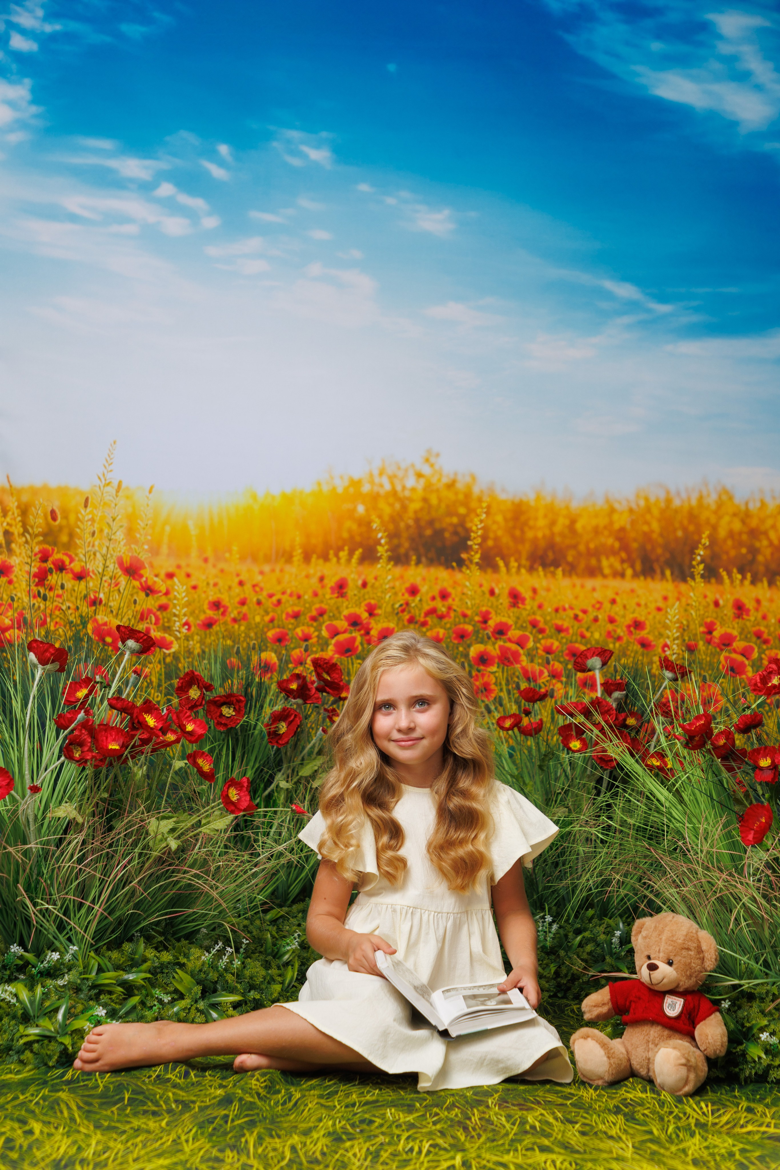 Маки. Детская фотостудия Москва