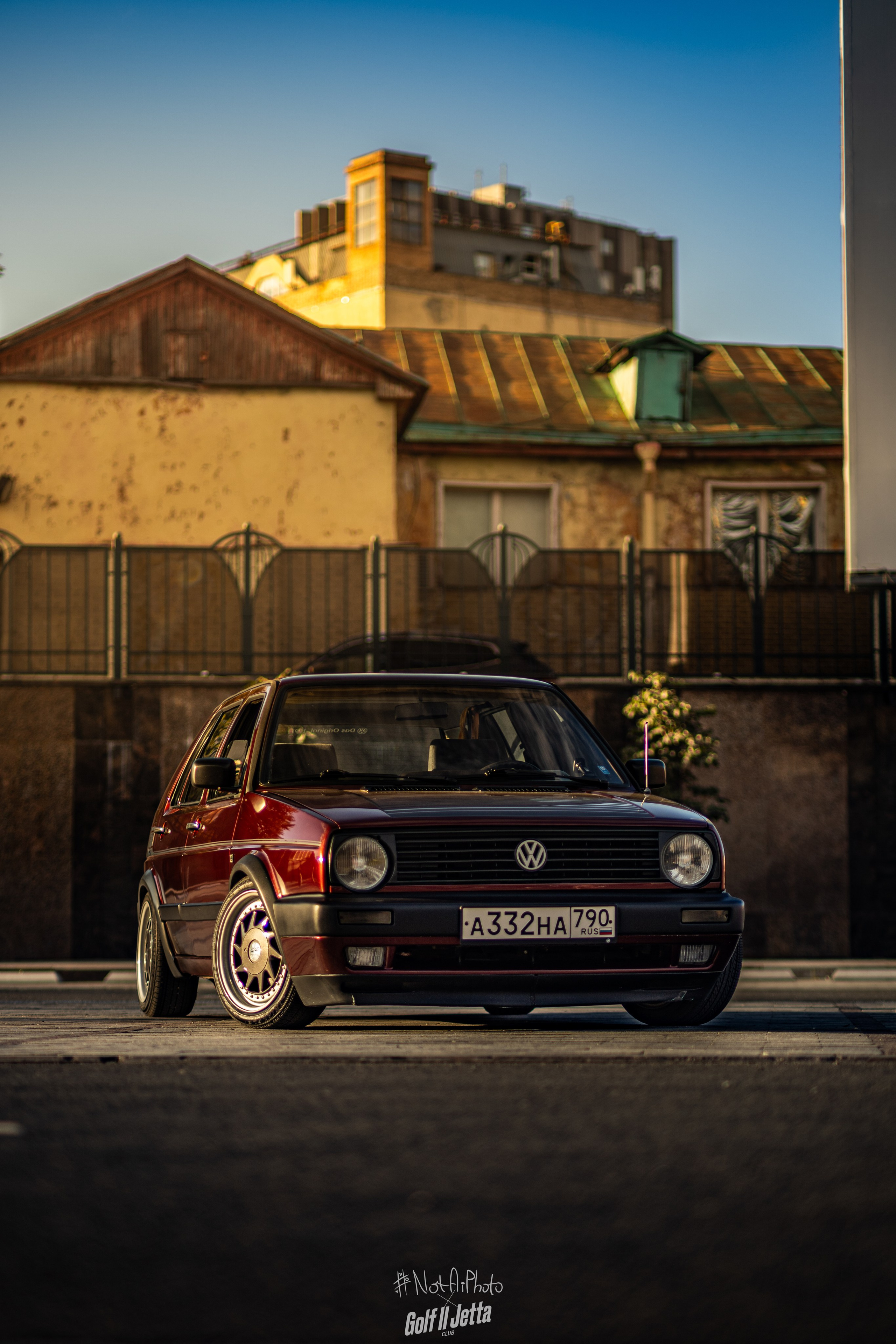 Фотосессия VW Golf 2. #NotAiPhoto — автомобильный фотограф