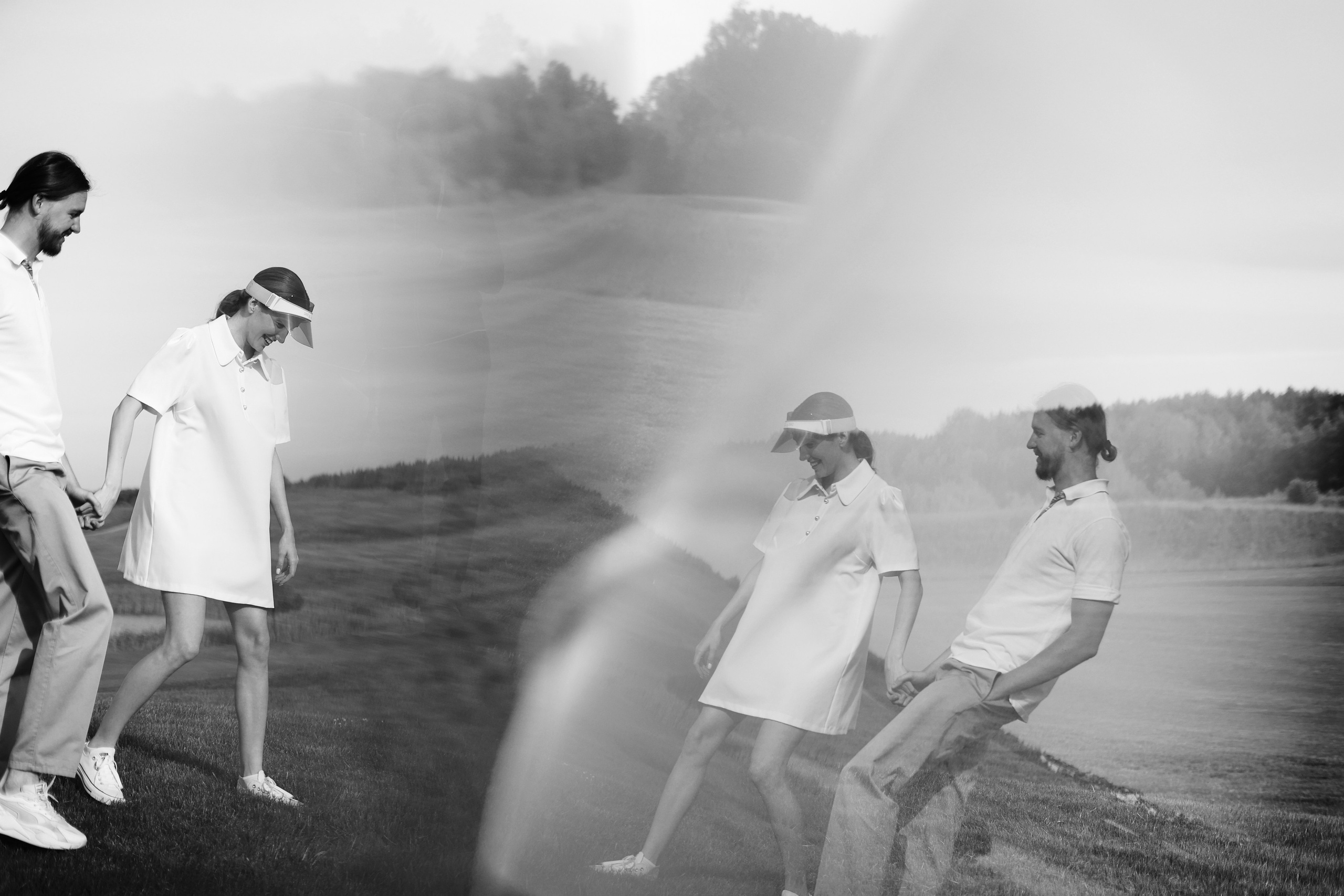 Свадебная фотосессия в гольф-клубе Петергофа. Свадебный и love story фотограф в Санкт-Петербурге (Спб) Natali Iva