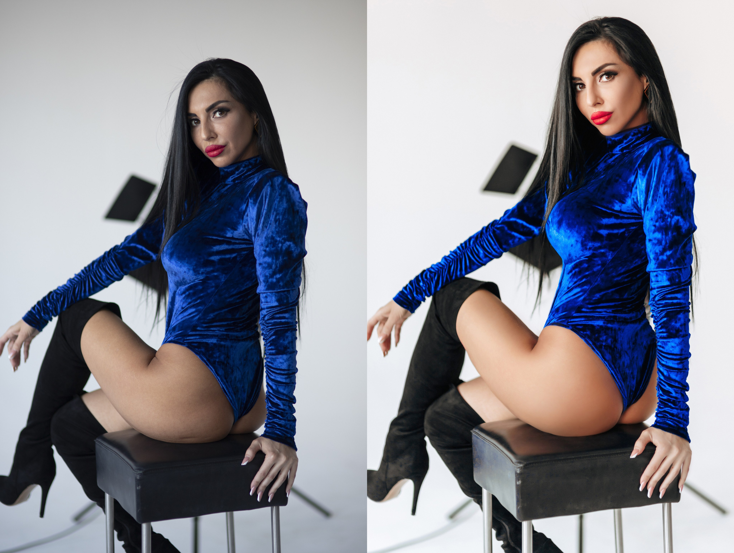 Ретушь до и после. Семейный и женский фотограф в Екатеринбурге Светлана Фиризен