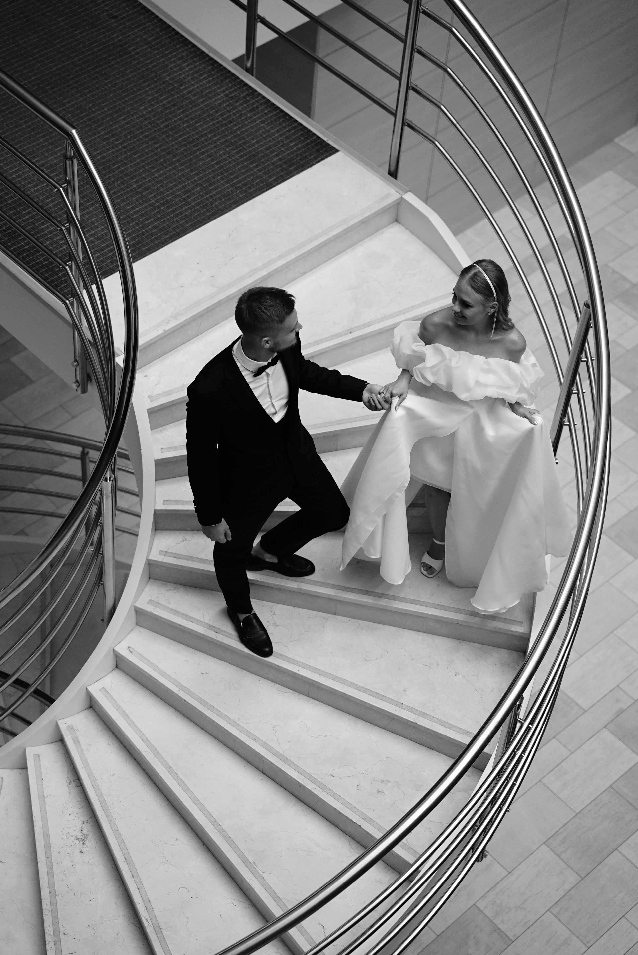 Никита и Галина чб. Свадебный фотограф в Самаре Анна Ковалева