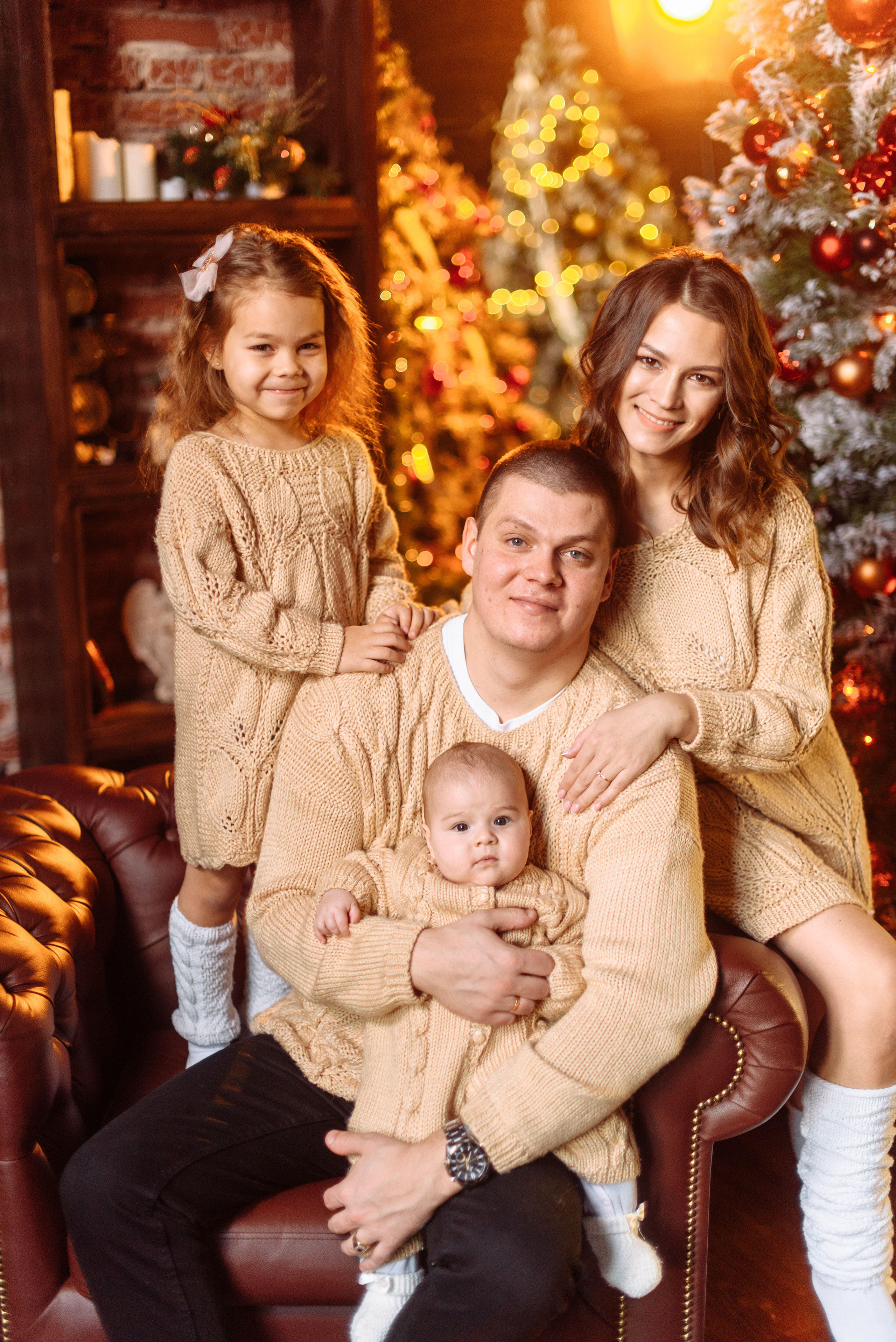 Новогодняя фотосессия в студии. Свадебный и семейный фотограф в Уфе | Винс Константин | Фотопроекты