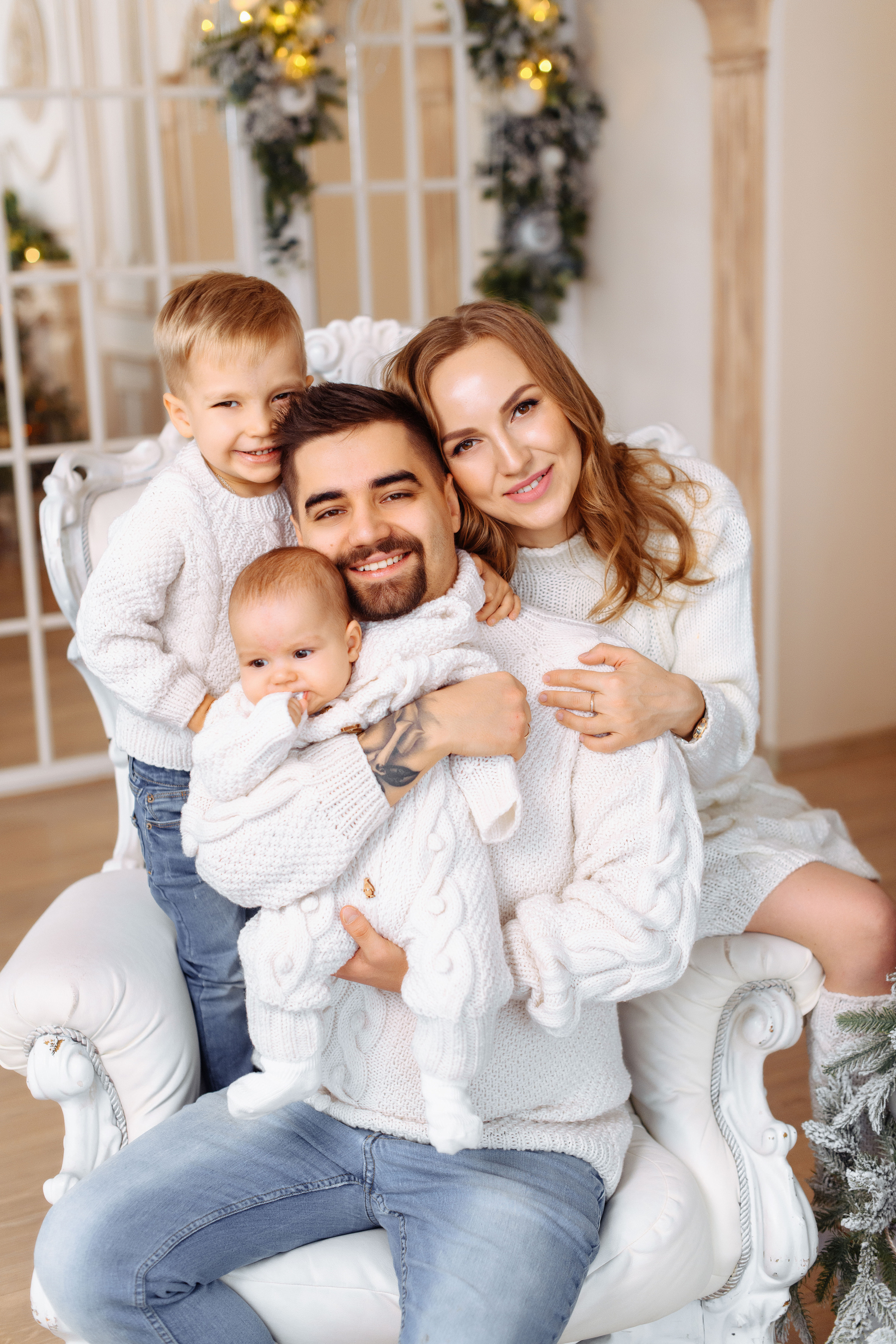 Новогодняя фотосессия в студии. Свадебный и семейный фотограф в Уфе | Винс Константин | Фотопроекты