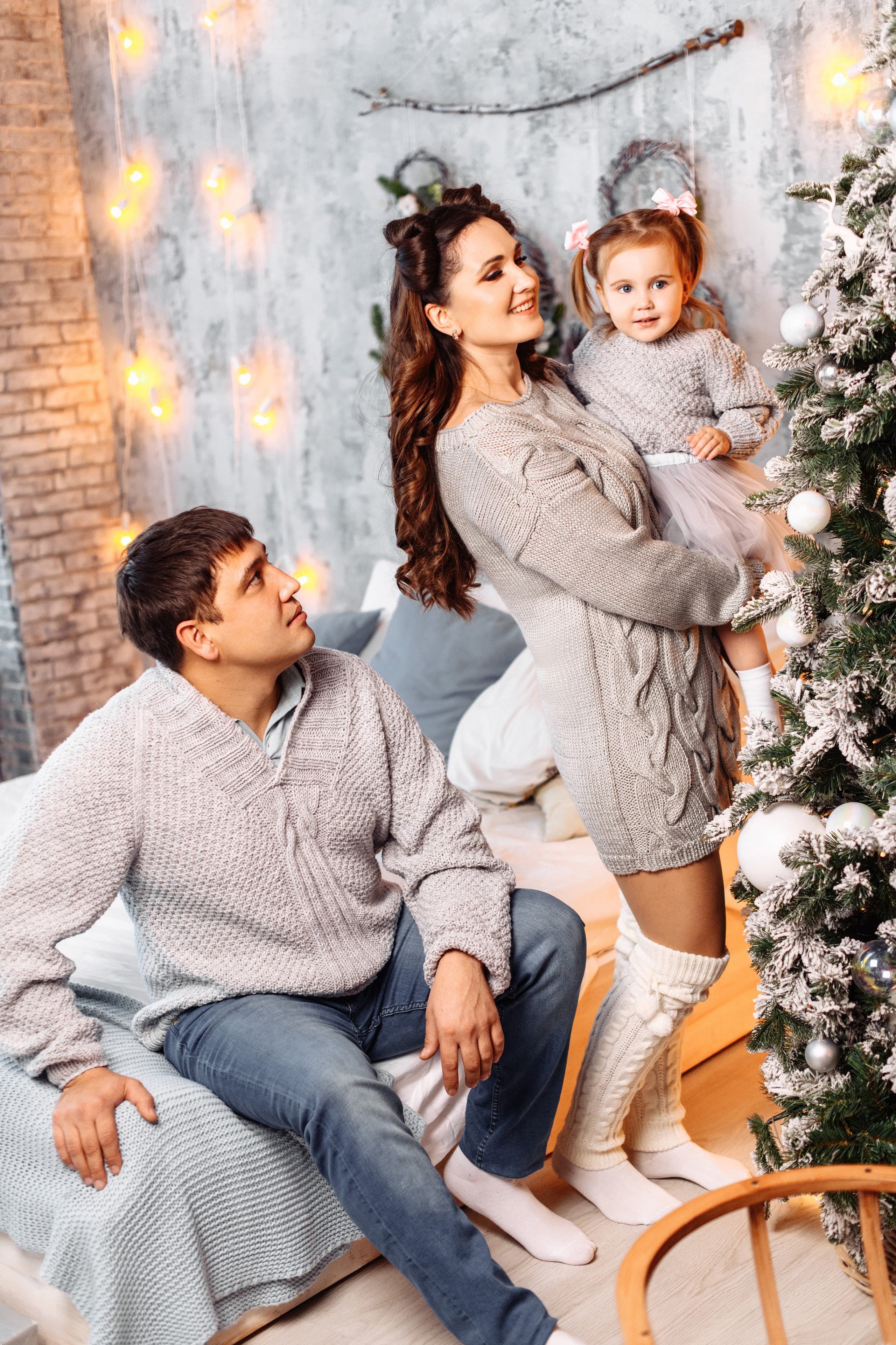 Новогодняя фотосессия в студии. Свадебный и семейный фотограф в Уфе | Винс Константин | Фотопроекты