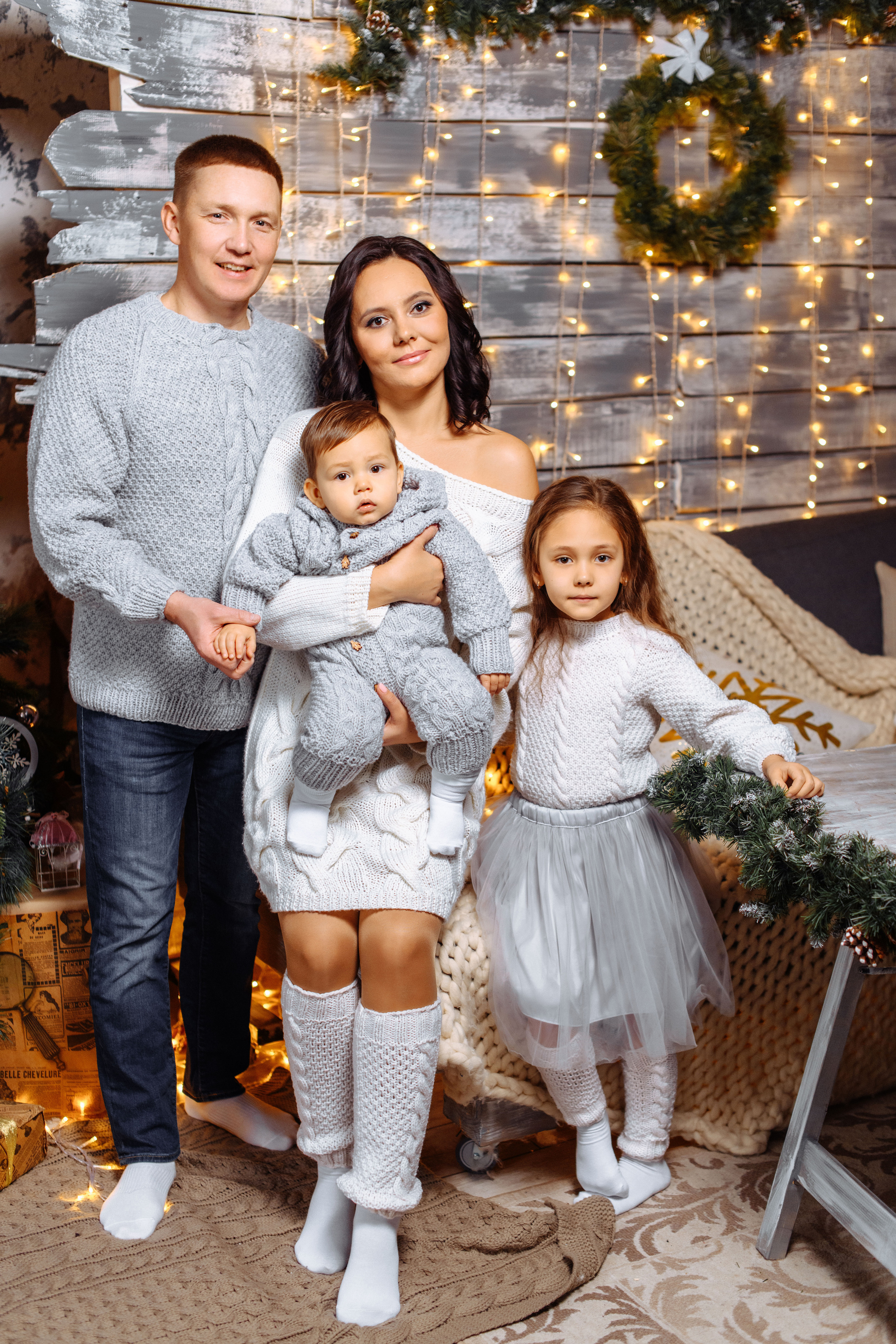 Новогодняя фотосессия в студии. Свадебный и семейный фотограф в Уфе | Винс Константин | Фотопроекты