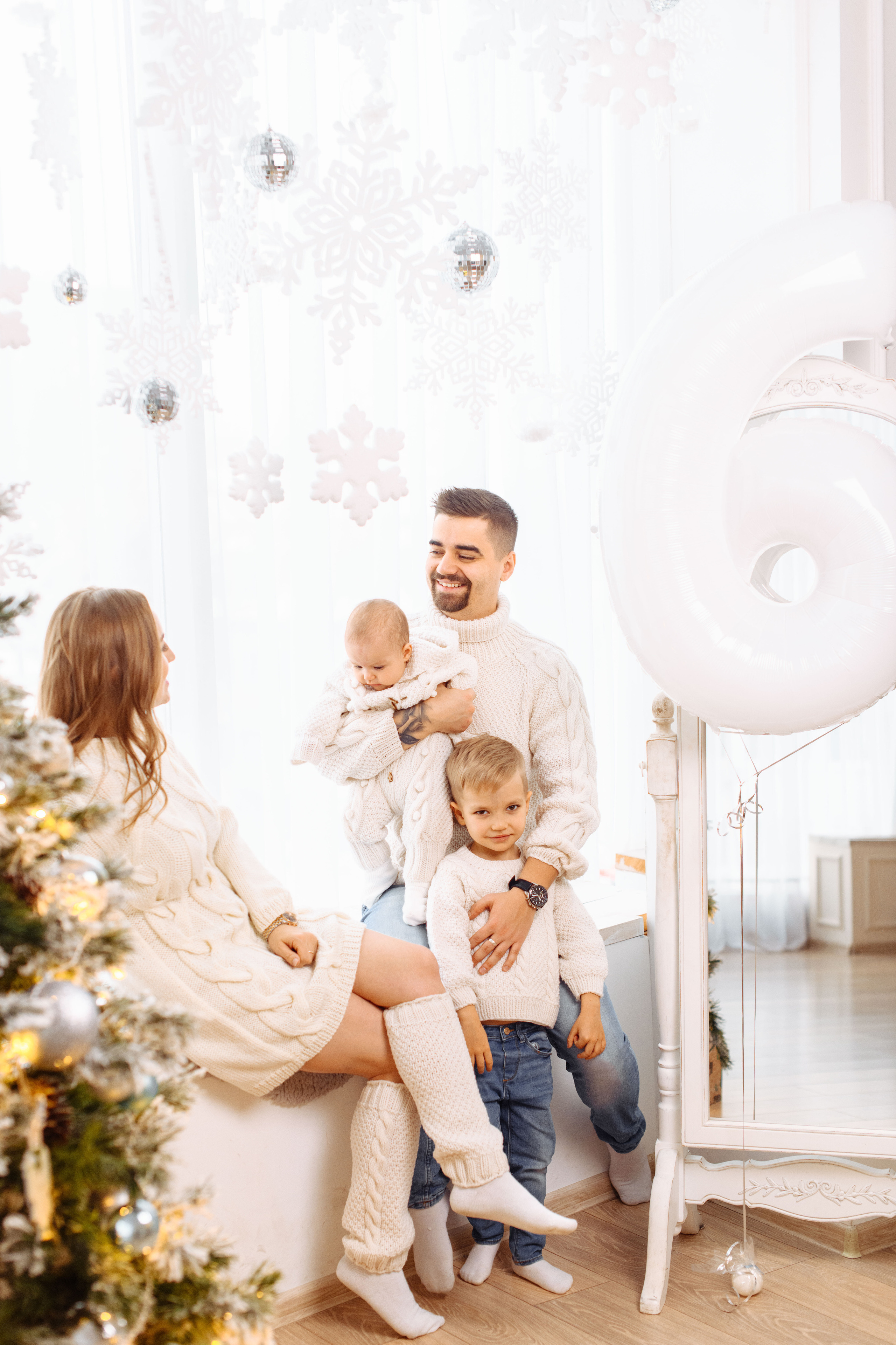 Новогодняя фотосессия в студии. Свадебный и семейный фотограф в Уфе | Винс Константин | Фотопроекты