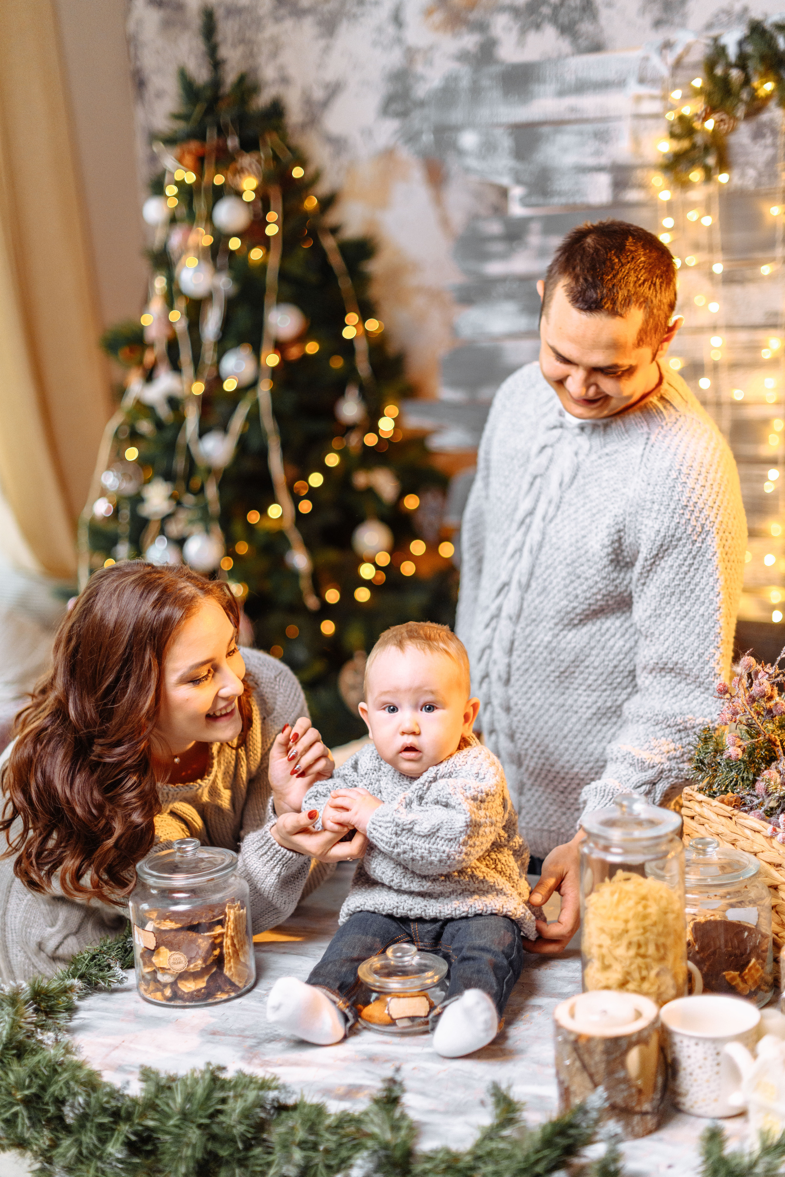 Новогодняя фотосессия в студии. Свадебный и семейный фотограф в Уфе | Винс Константин | Фотопроекты