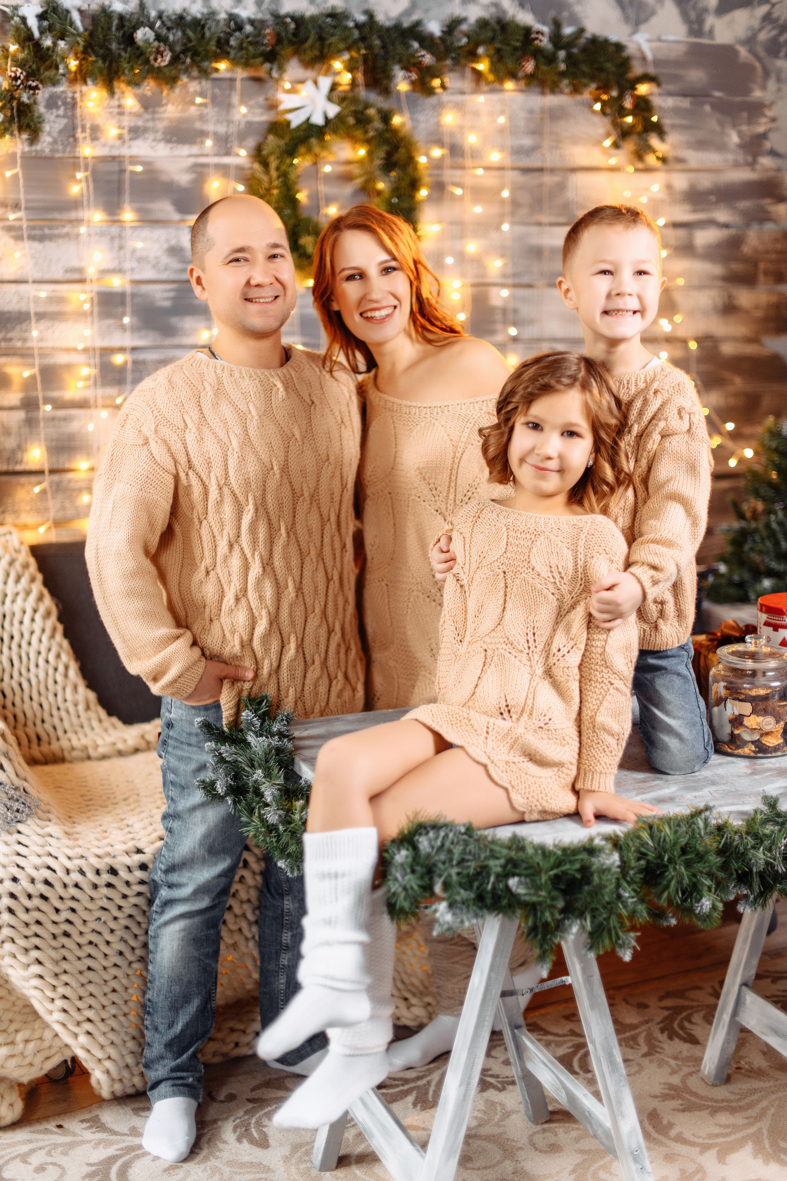 Новогодняя фотосессия в студии. Свадебный и семейный фотограф в Уфе | Винс Константин | Фотопроекты