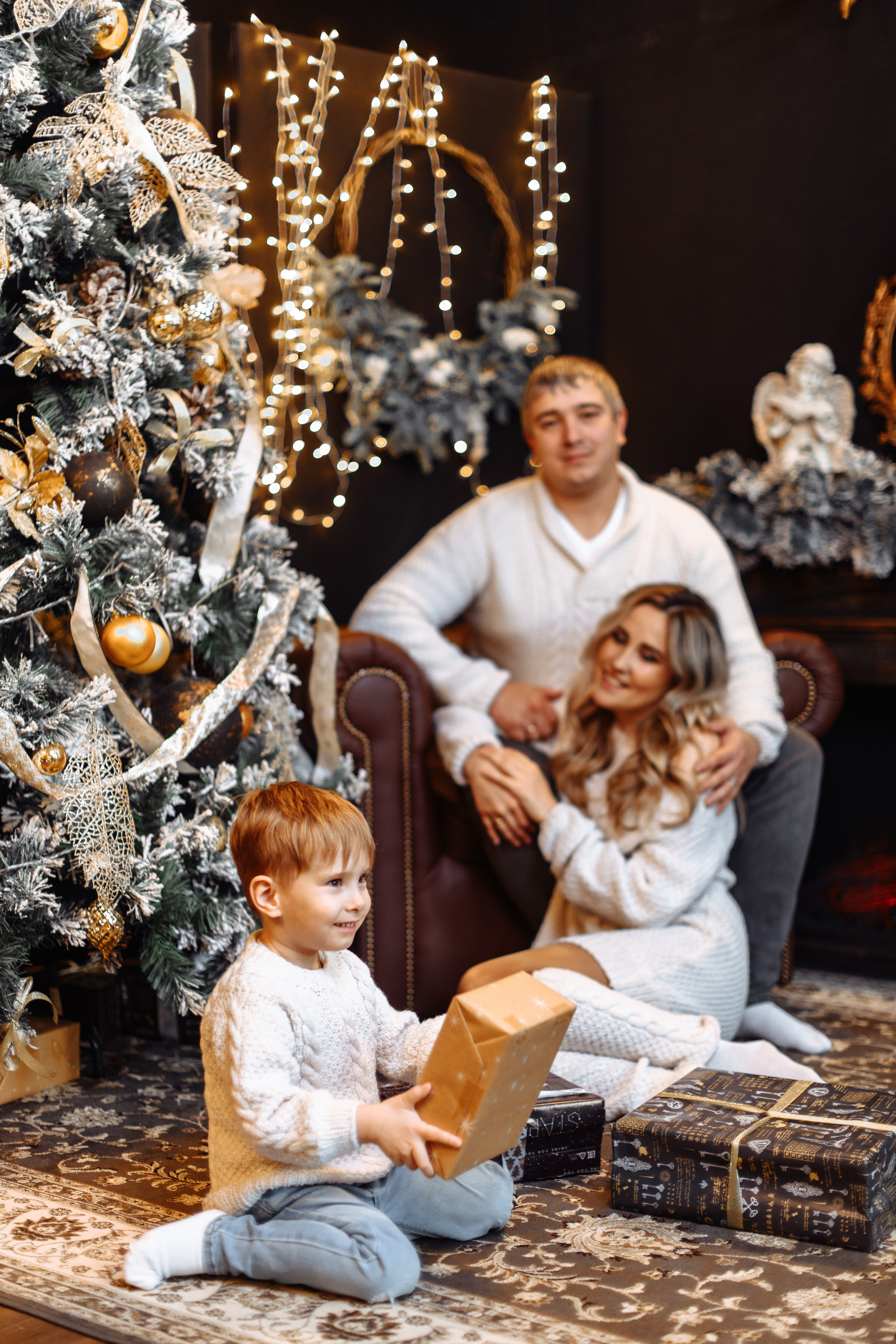 Новогодняя фотосессия в студии. Свадебный и семейный фотограф в Уфе | Винс Константин | Фотопроекты