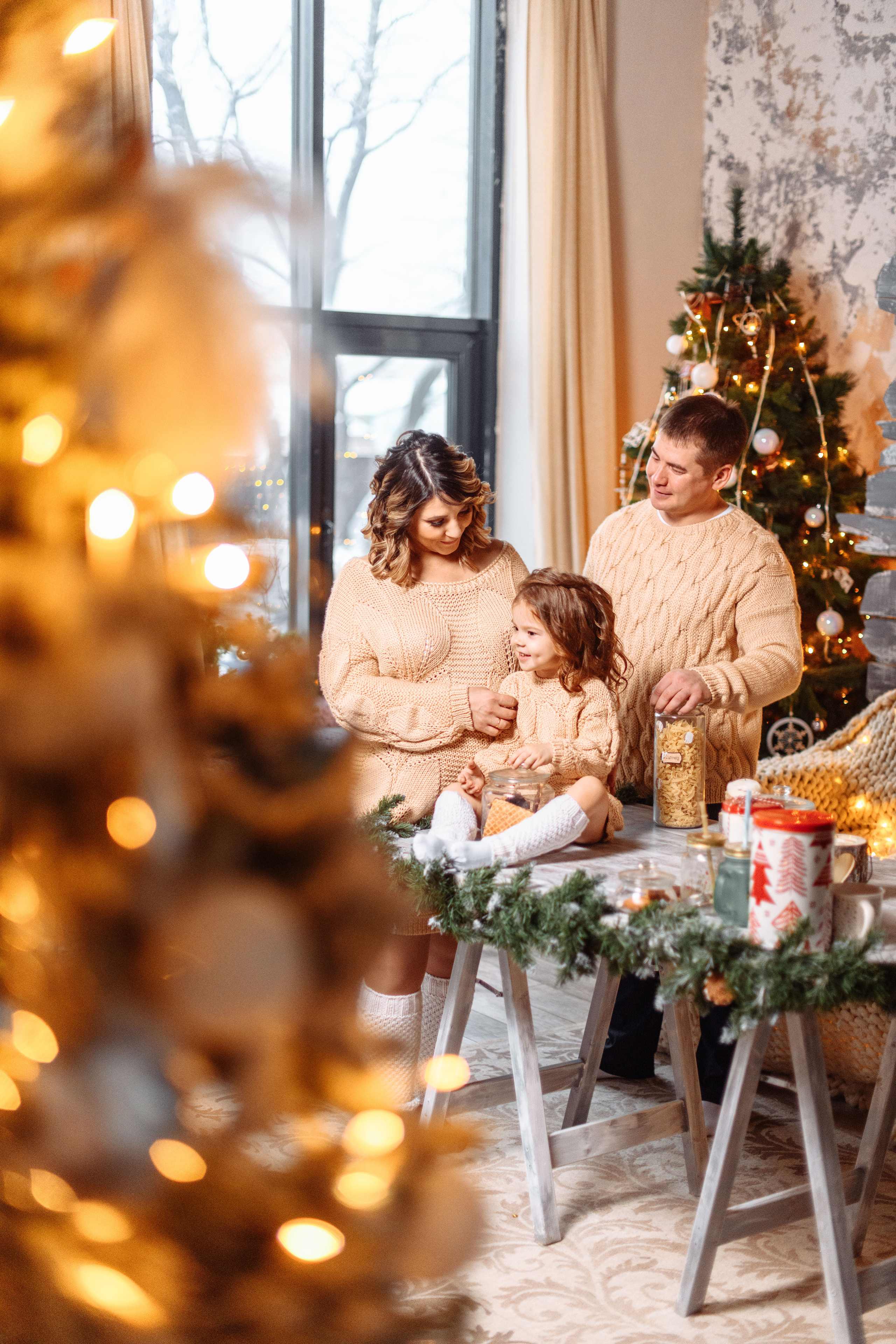 Новогодняя фотосессия в студии. Свадебный и семейный фотограф в Уфе | Винс Константин | Фотопроекты