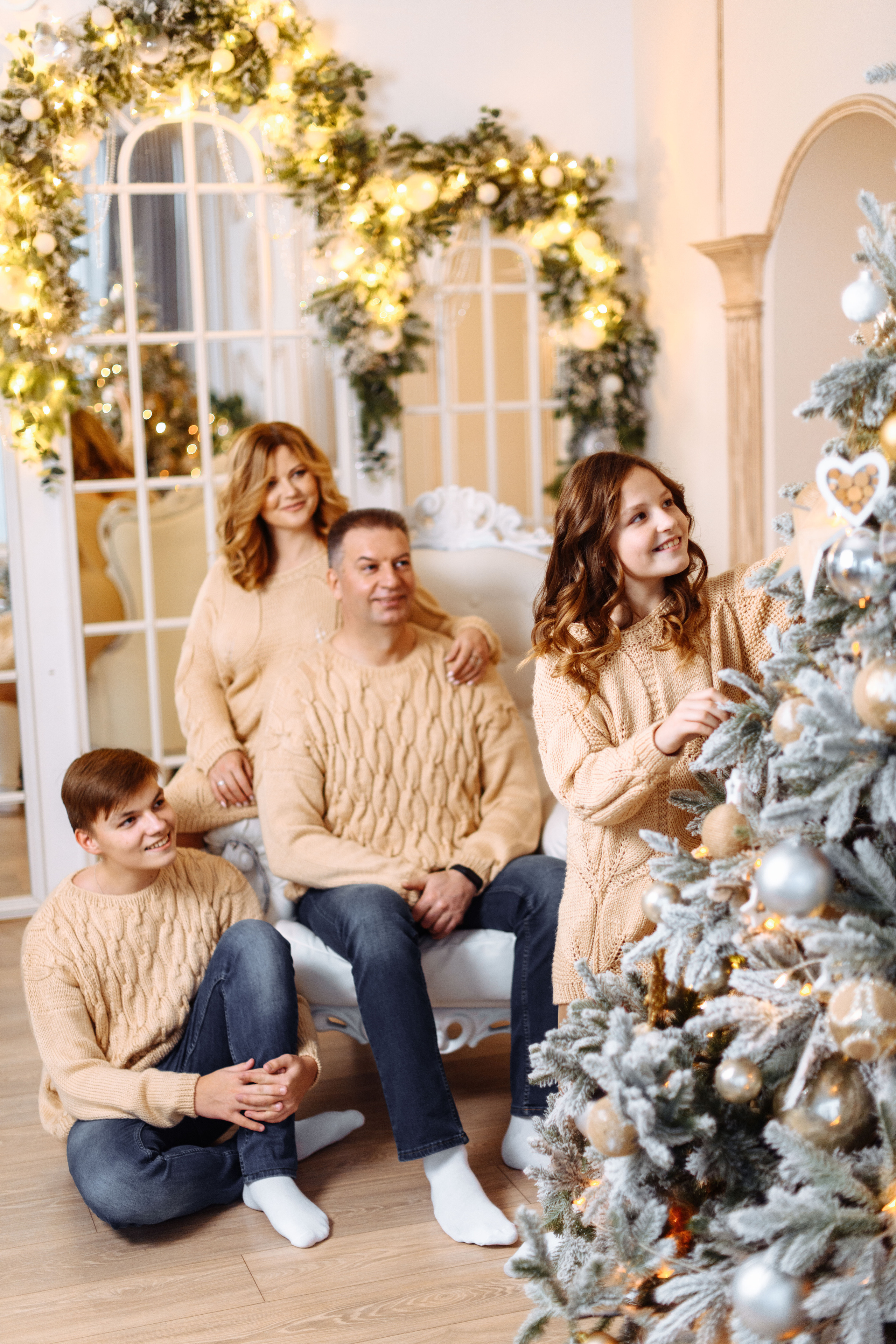 Новогодняя фотосессия в студии. Свадебный и семейный фотограф в Уфе | Винс Константин | Фотопроекты