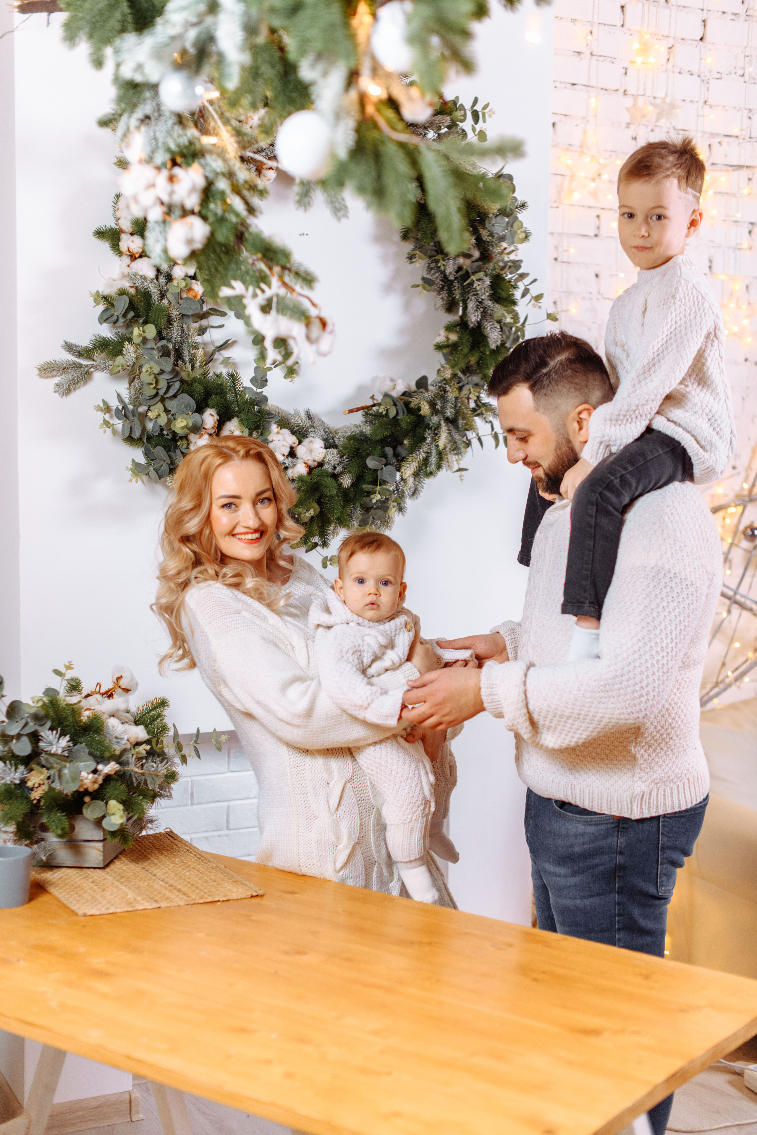 Новогодняя фотосессия в студии. Свадебный и семейный фотограф в Уфе | Винс Константин | Фотопроекты