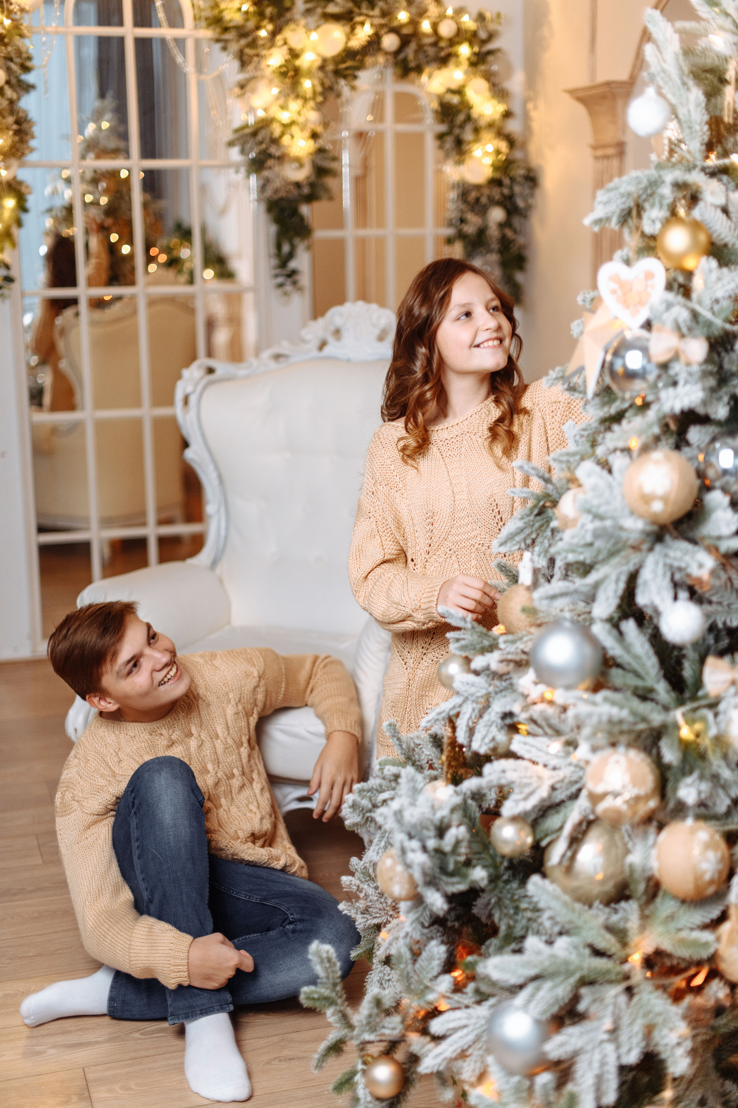 Новогодняя фотосессия в студии. Свадебный и семейный фотограф в Уфе | Винс Константин | Фотопроекты