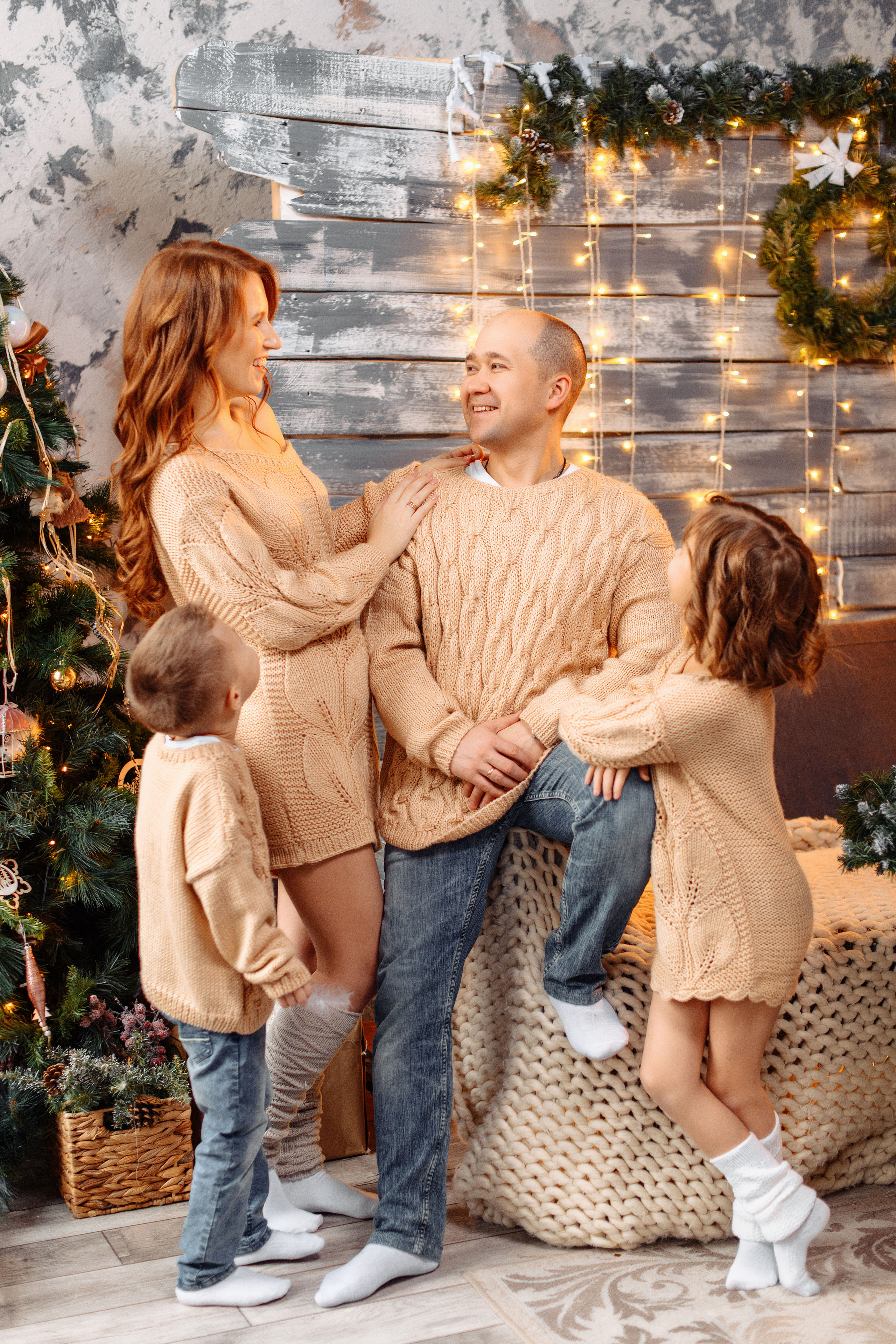 Новогодняя фотосессия в студии. Свадебный и семейный фотограф в Уфе | Винс Константин | Фотопроекты