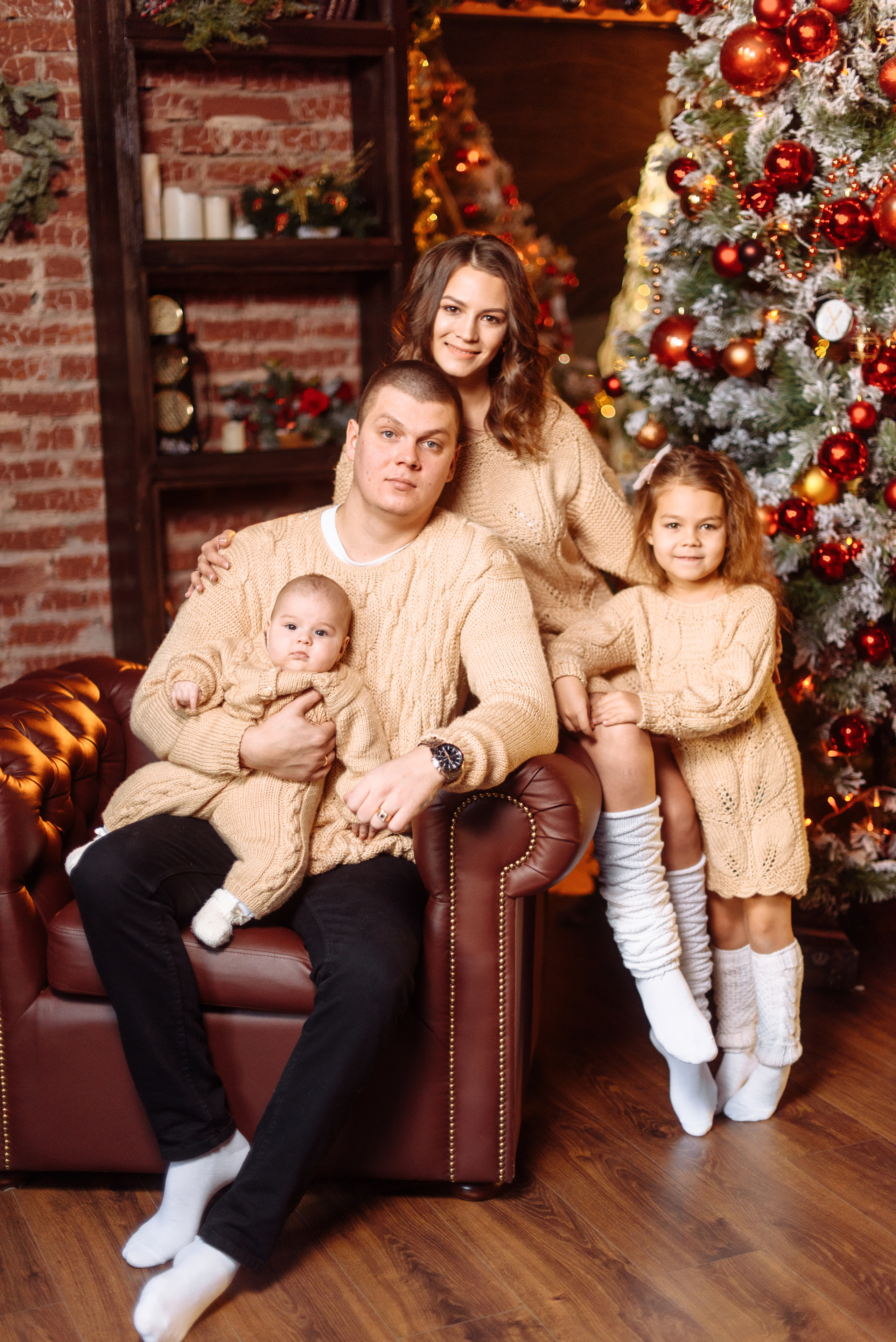 Новогодняя фотосессия в студии. Свадебный и семейный фотограф в Уфе | Винс Константин | Фотопроекты