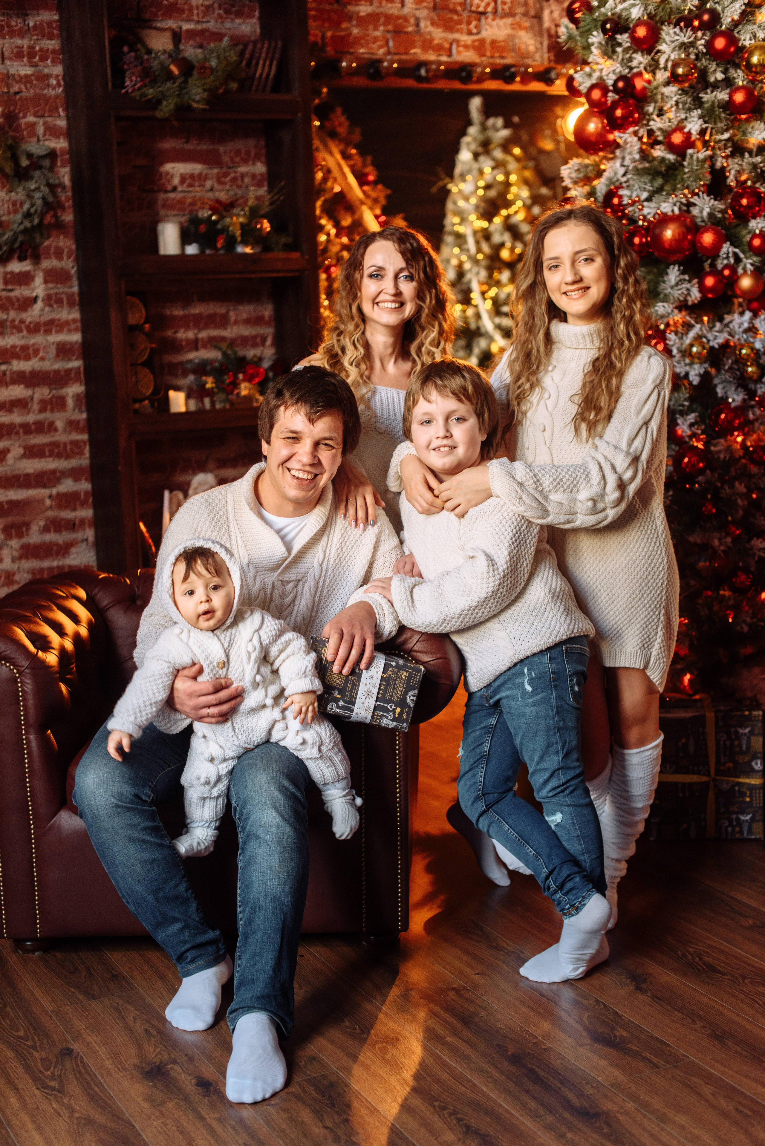 Новогодняя фотосессия в студии. Свадебный и семейный фотограф в Уфе | Винс Константин | Фотопроекты