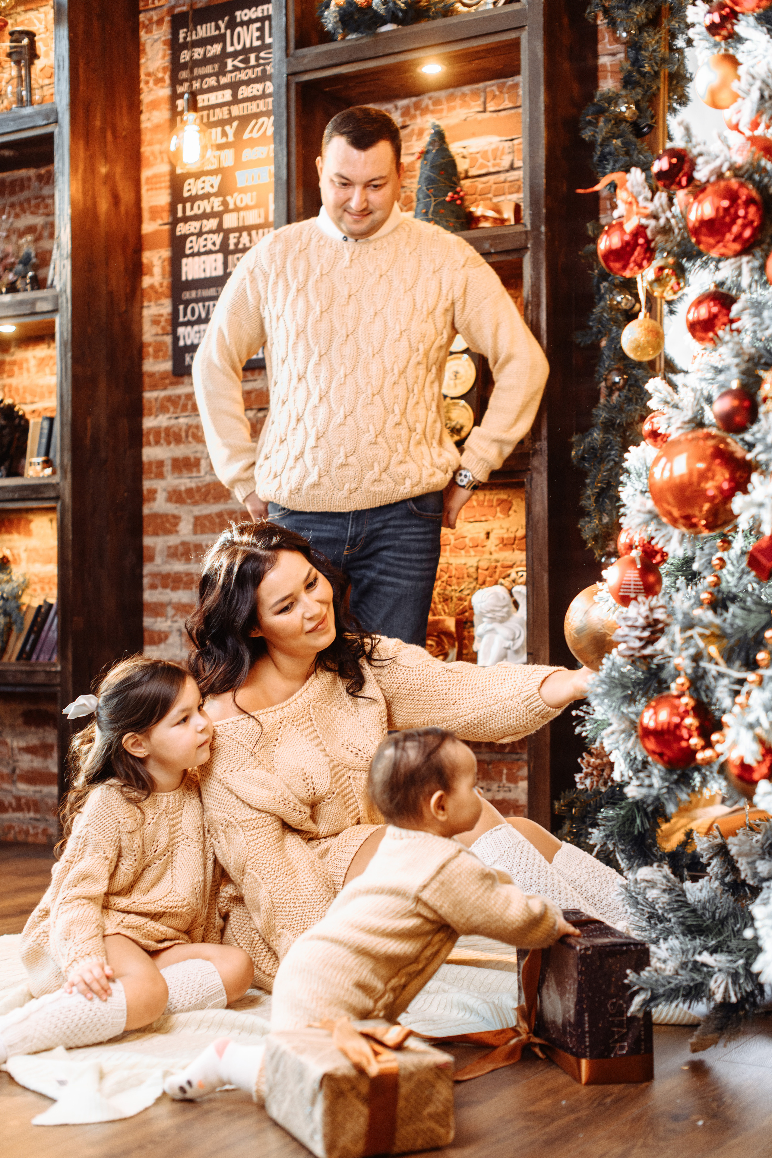 Новогодняя фотосессия в студии. Свадебный и семейный фотограф в Уфе | Винс Константин | Фотопроекты