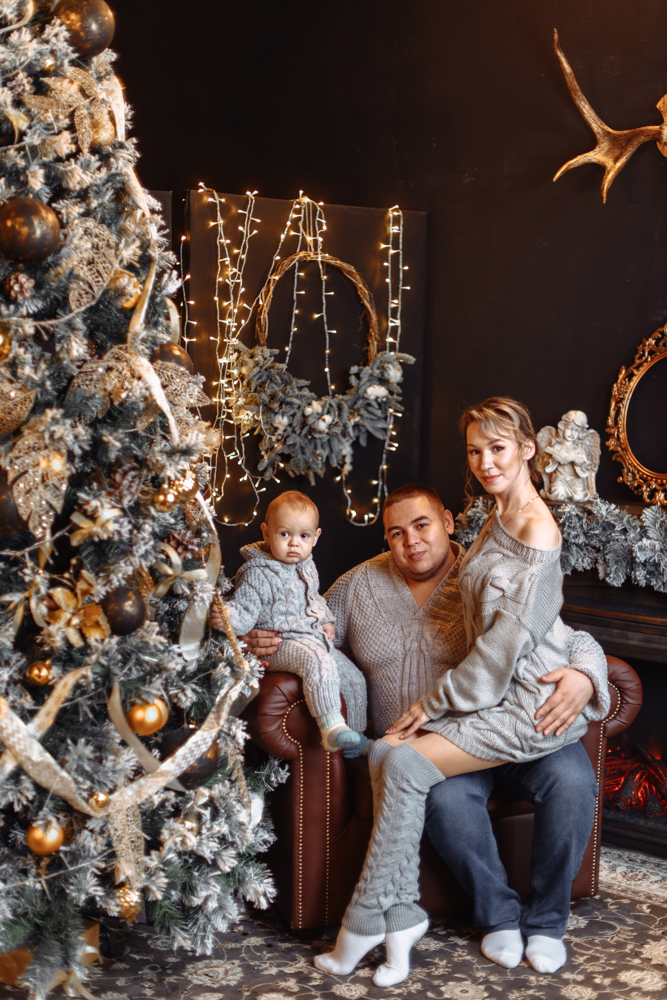 Новогодняя фотосессия в студии. Свадебный и семейный фотограф в Уфе | Винс Константин | Фотопроекты