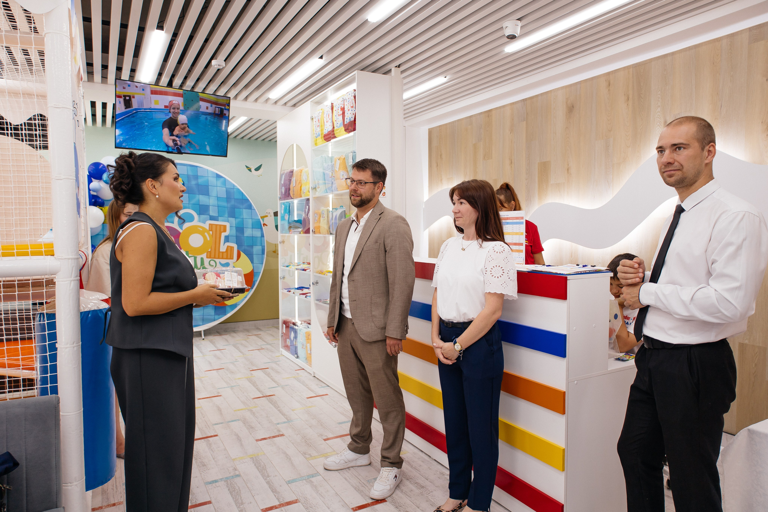 Открытие бассейна. Фотограф в Иркутске