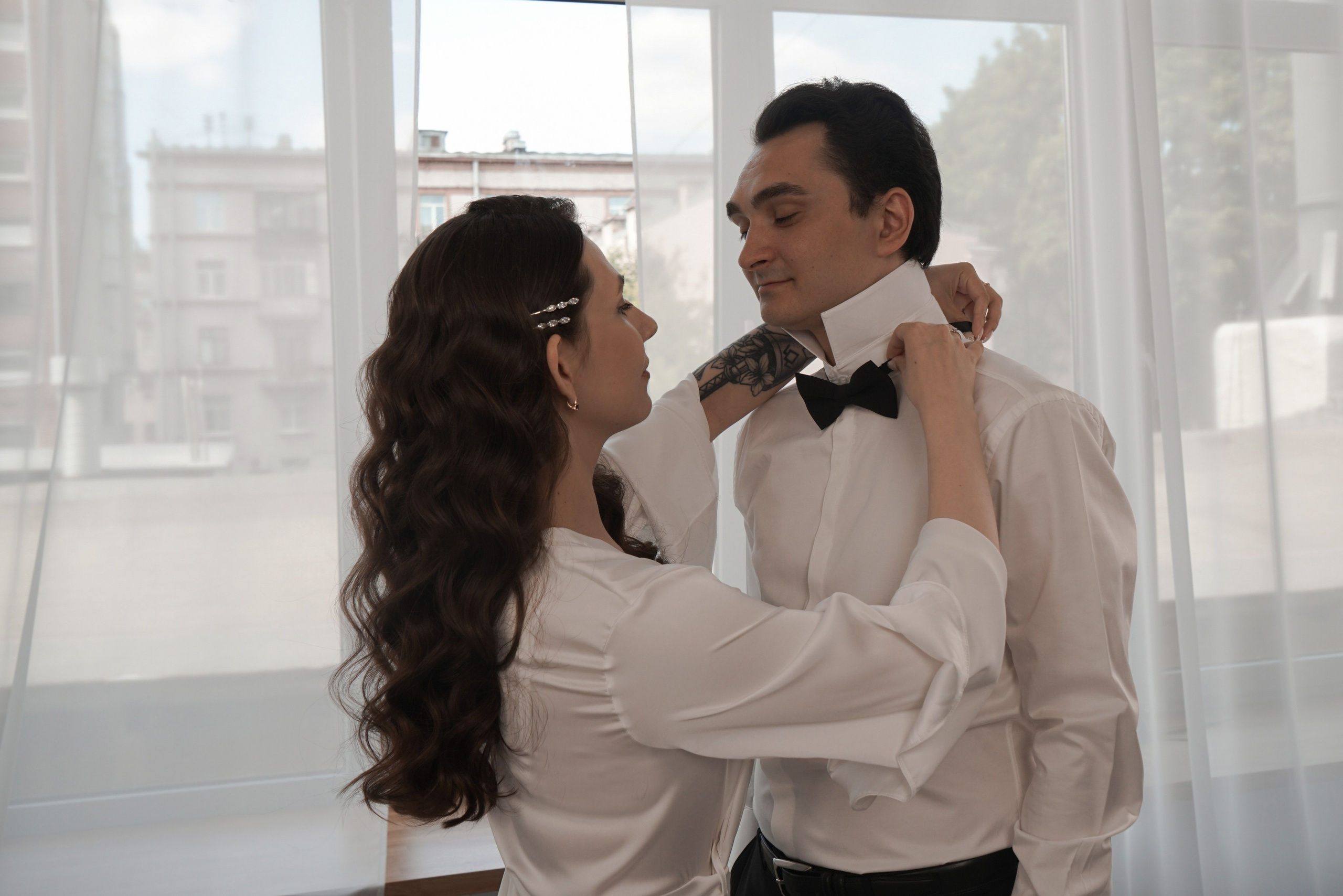 Классические утренние сборы жениха и невесты. Свадебный, семейный и контент фотограф в Санкт- Петербурге Елена Грие