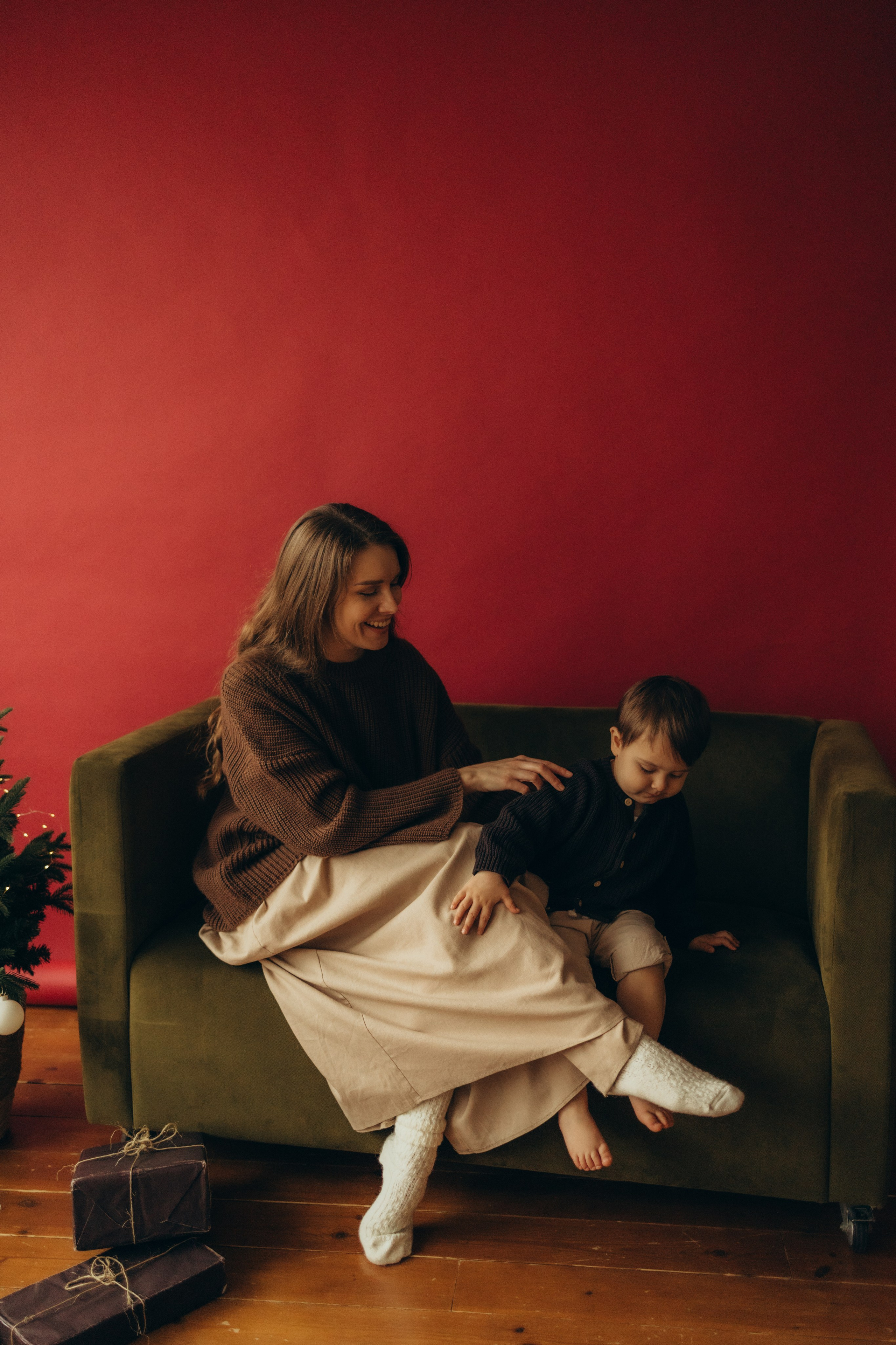 Семейная новогодняя фотосессия. Семейный фотограф в Москве Бунина Маргарита