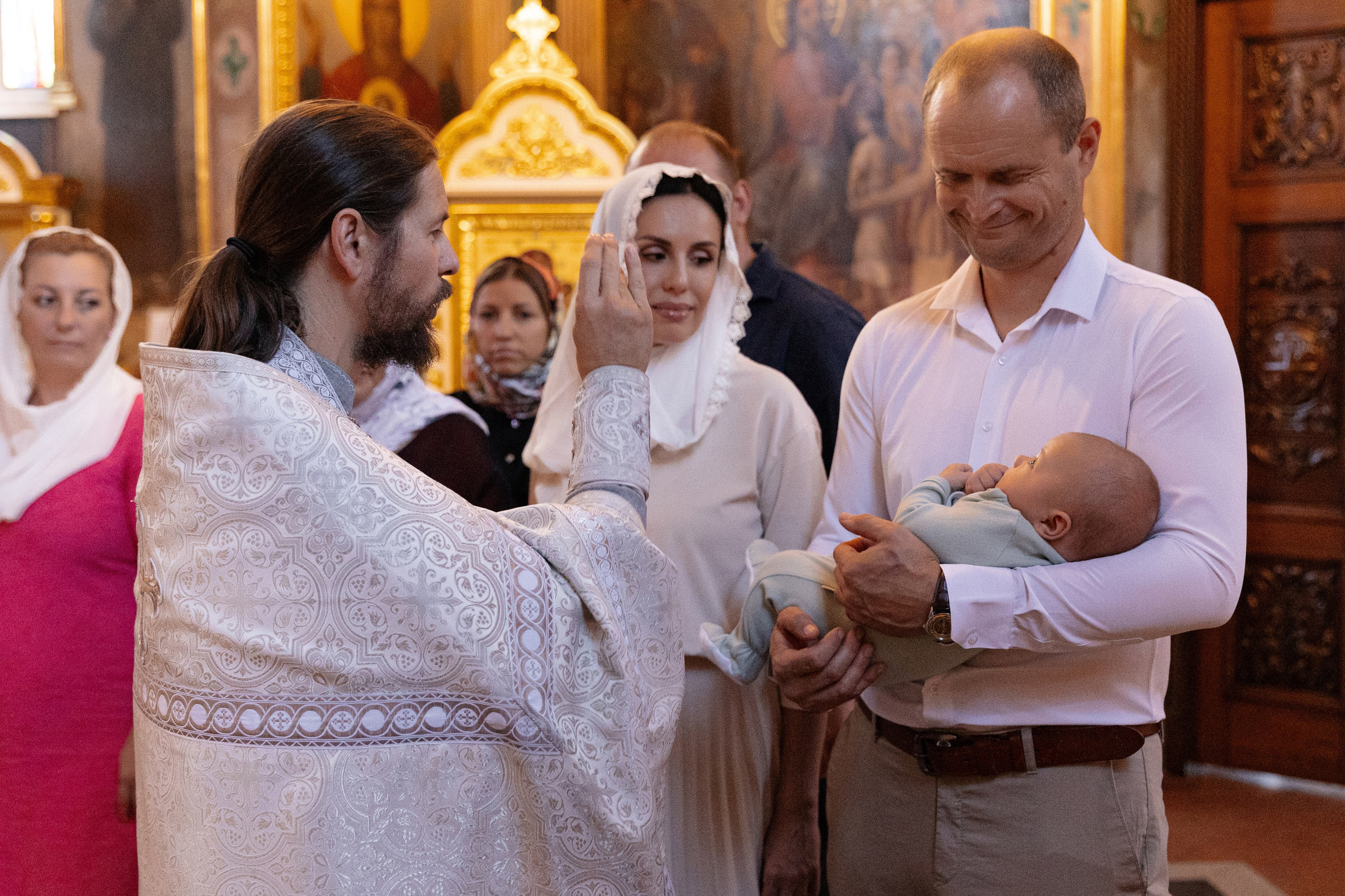 Крещение в Церкви иконы Божией Матери Целительницы. Свадебный фотограф и видеограф Краснодар, Ростов, Сочи, Новороссийск