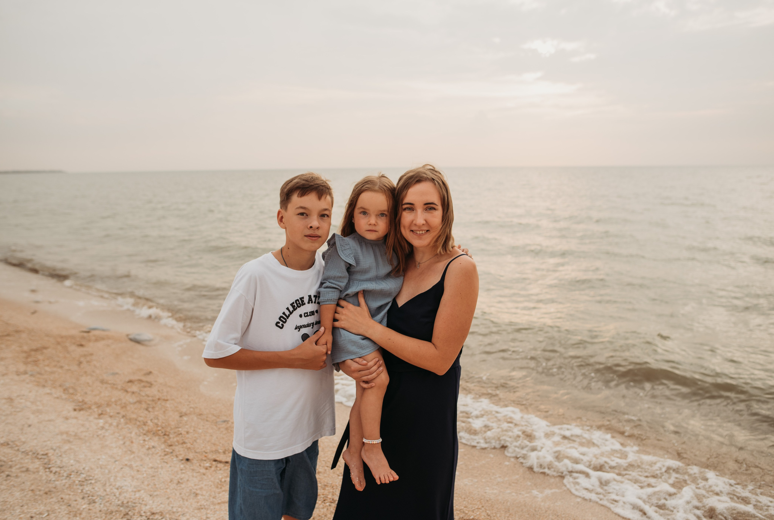 Прогулка на косе. Детский и семейный фотограф выпускной альбом Приморско-Ахтарск