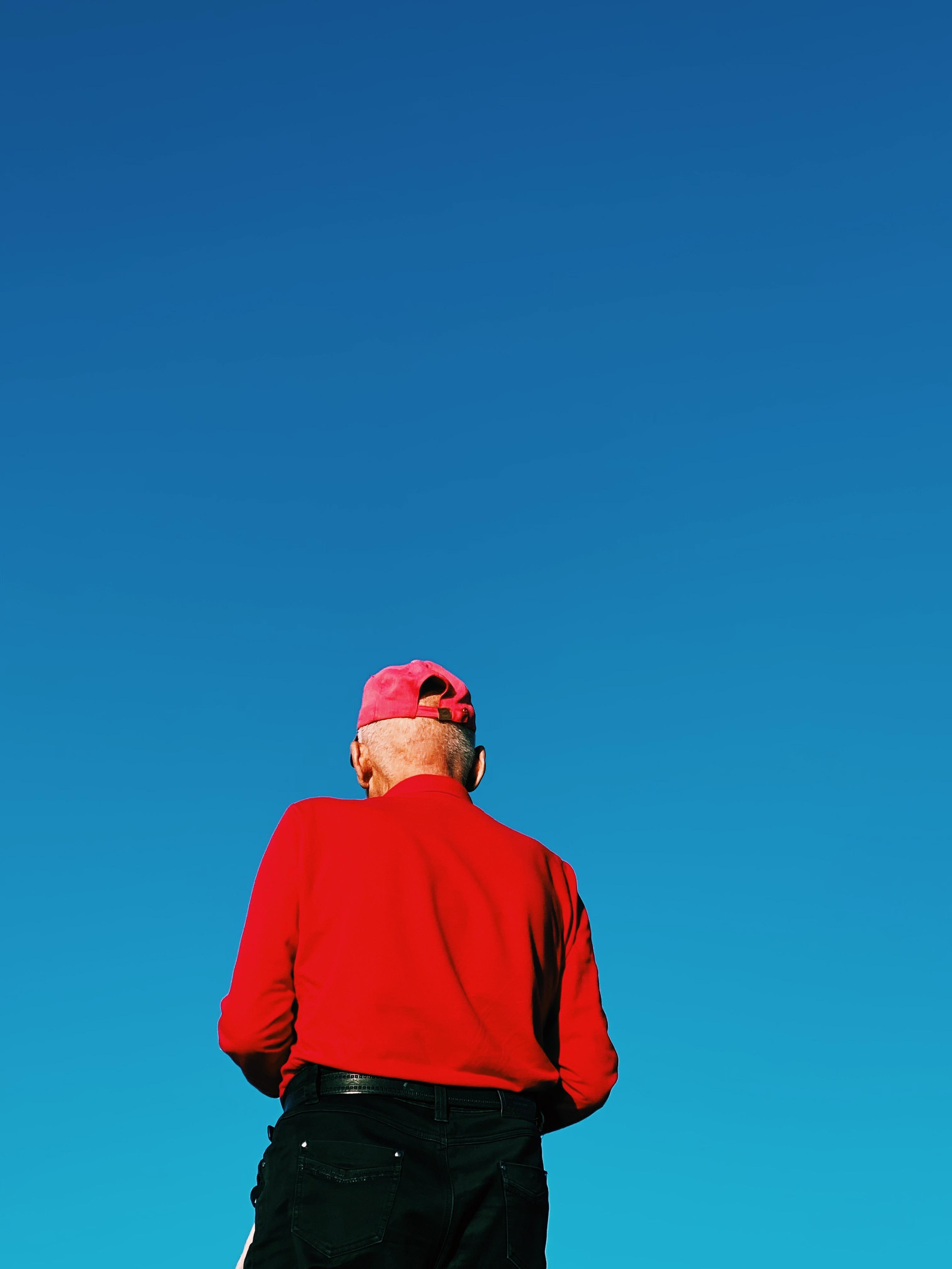 Old but young man. Carolinetru