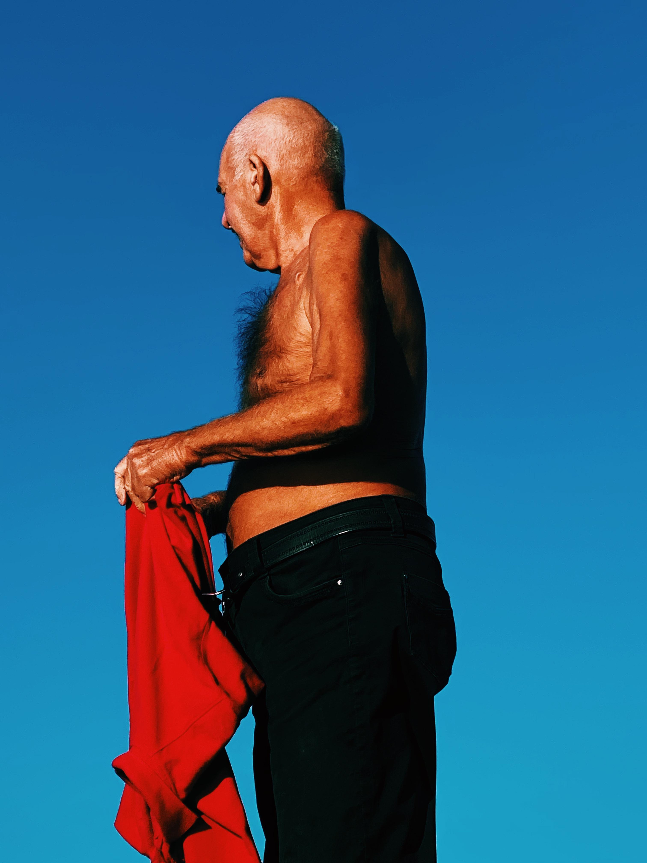 Old but young man. Carolinetru