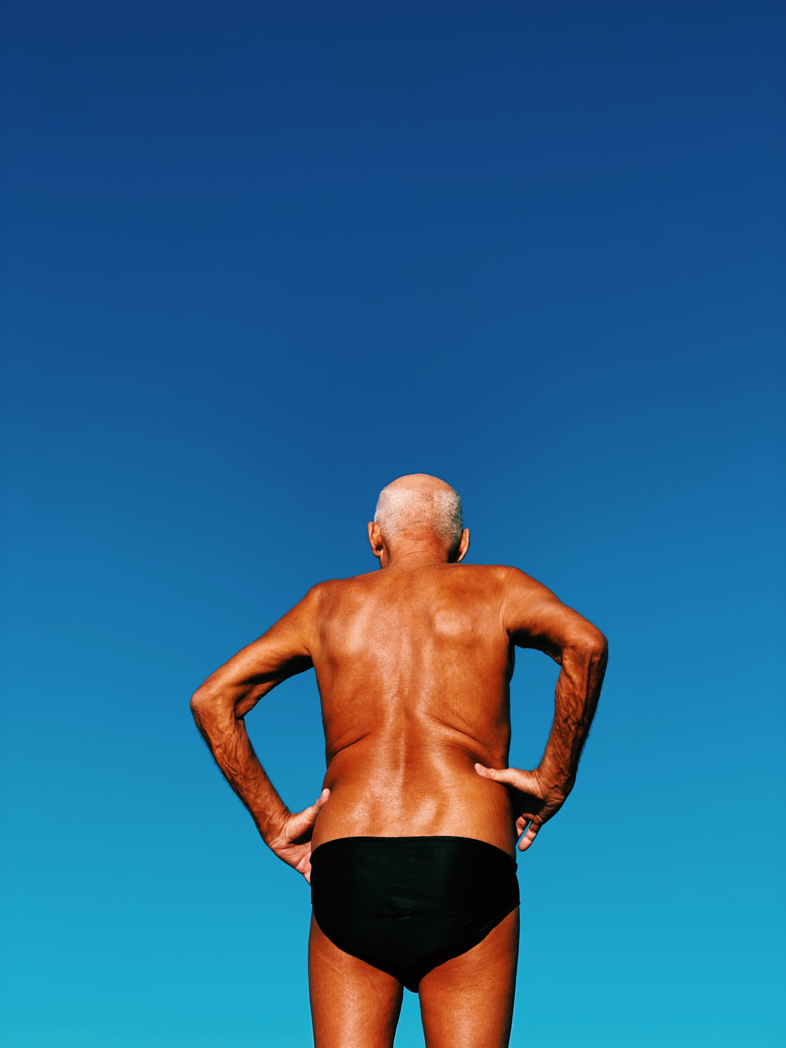 Old but young man. Carolinetru