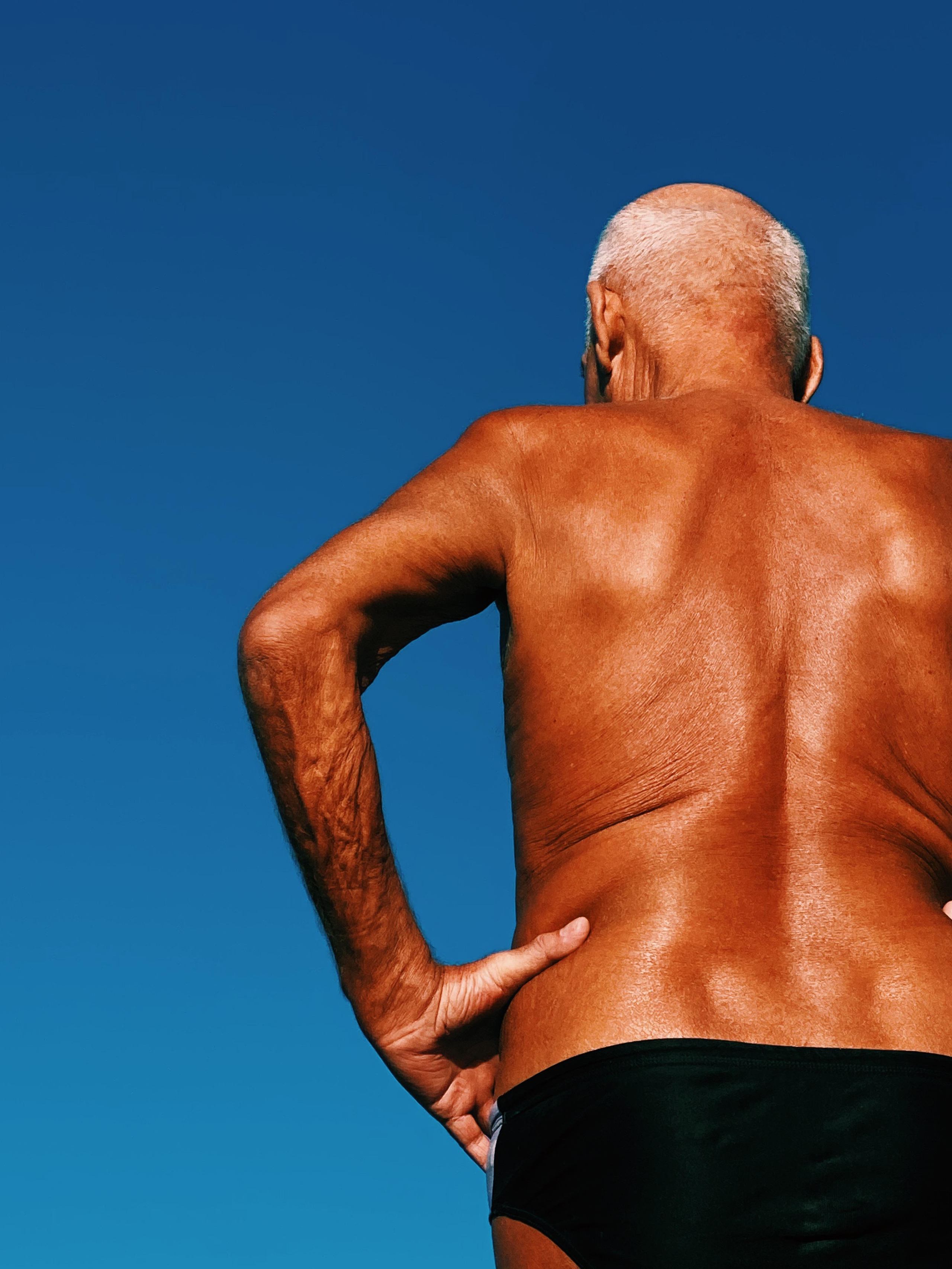 Old but young man. Carolinetru