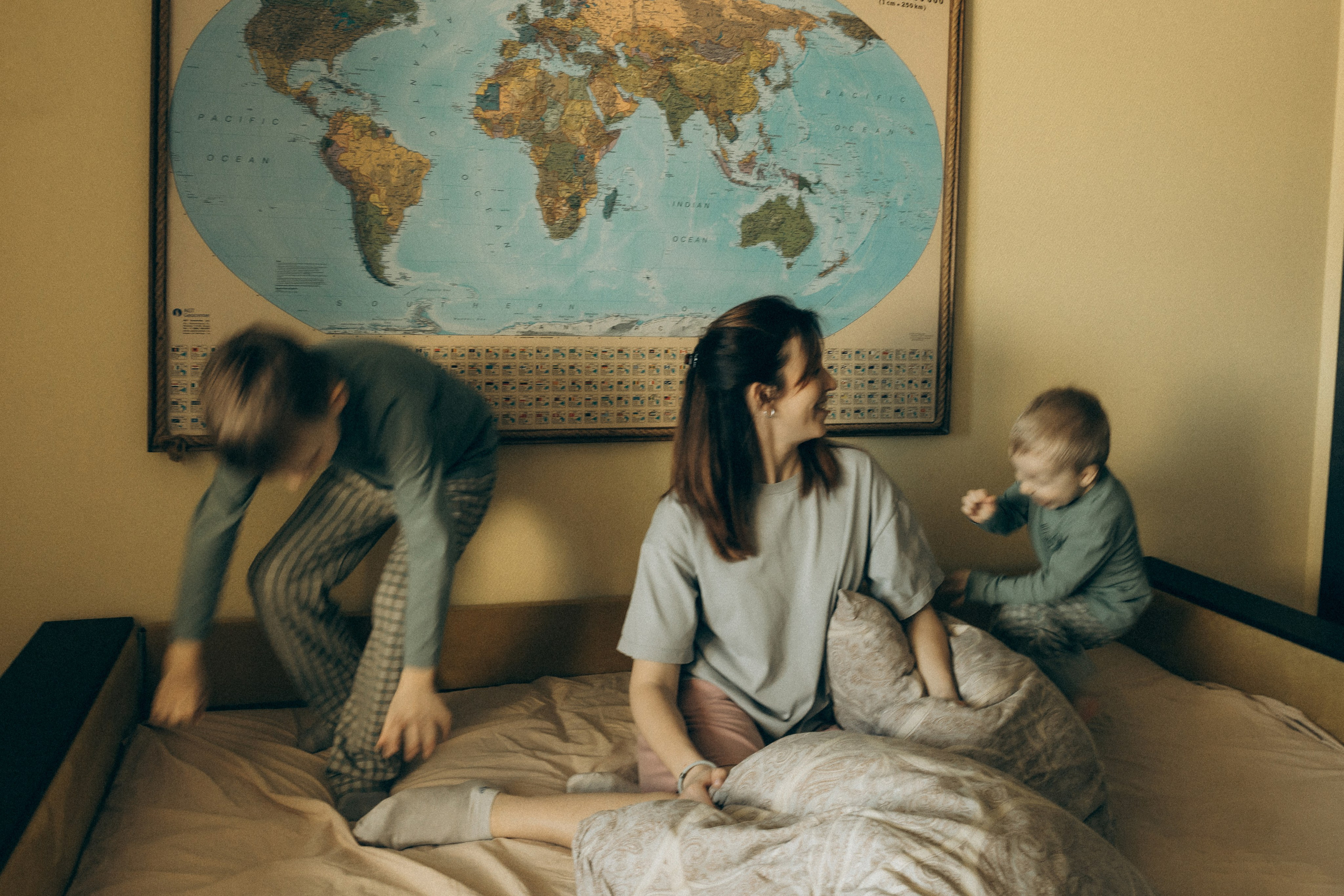 Вика, Илья и Лёня. Семейный фотограф и детский фотограф в Волгограде Алеся Бутакова — дет