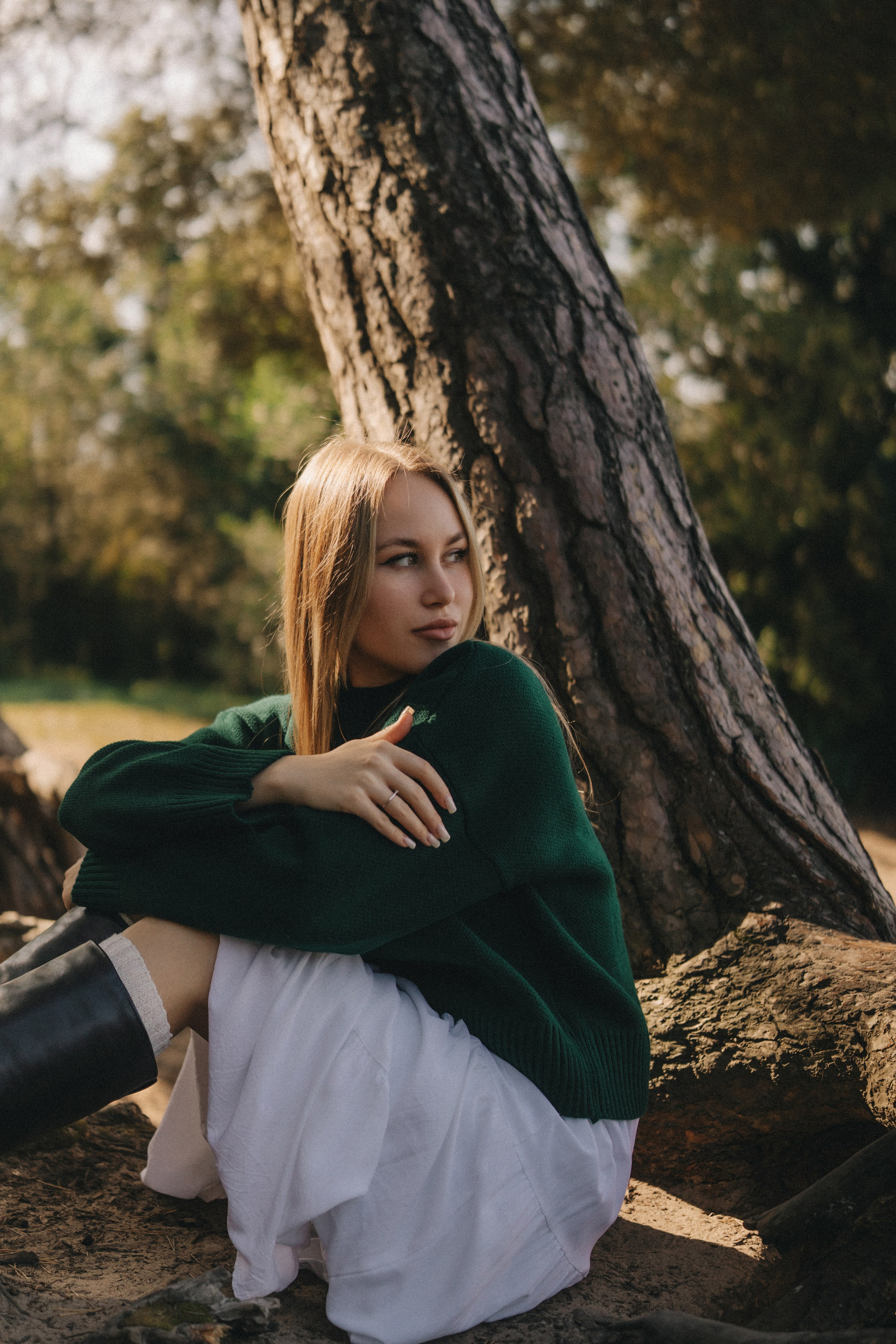 Алена | фотосессия в бору у Волги. Портретный фотограф Москва