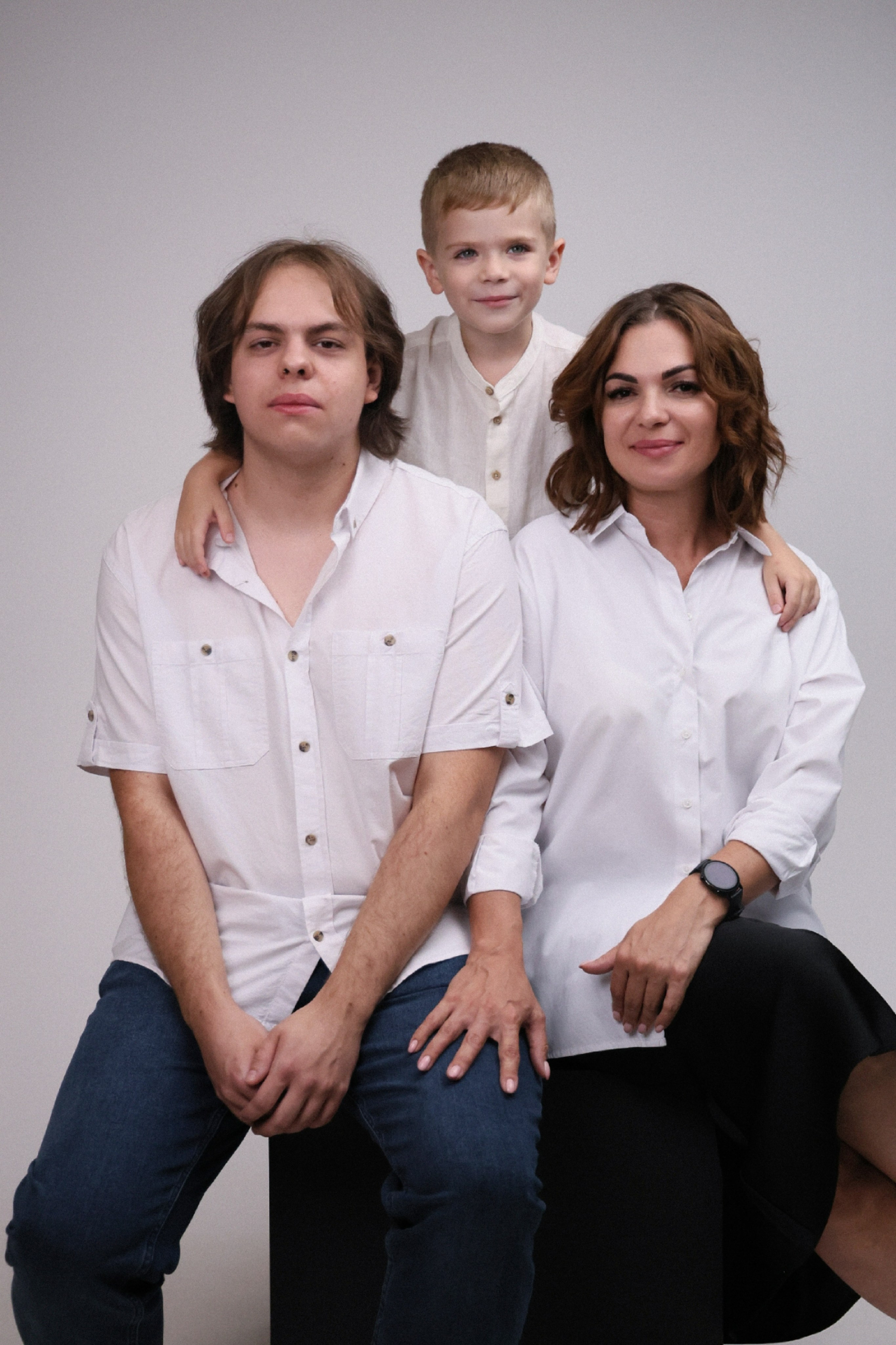Надежда с сыновьями. Олеся Шатохина Фотограф Солнечногорск Зеленоград Клин Фотосессия
