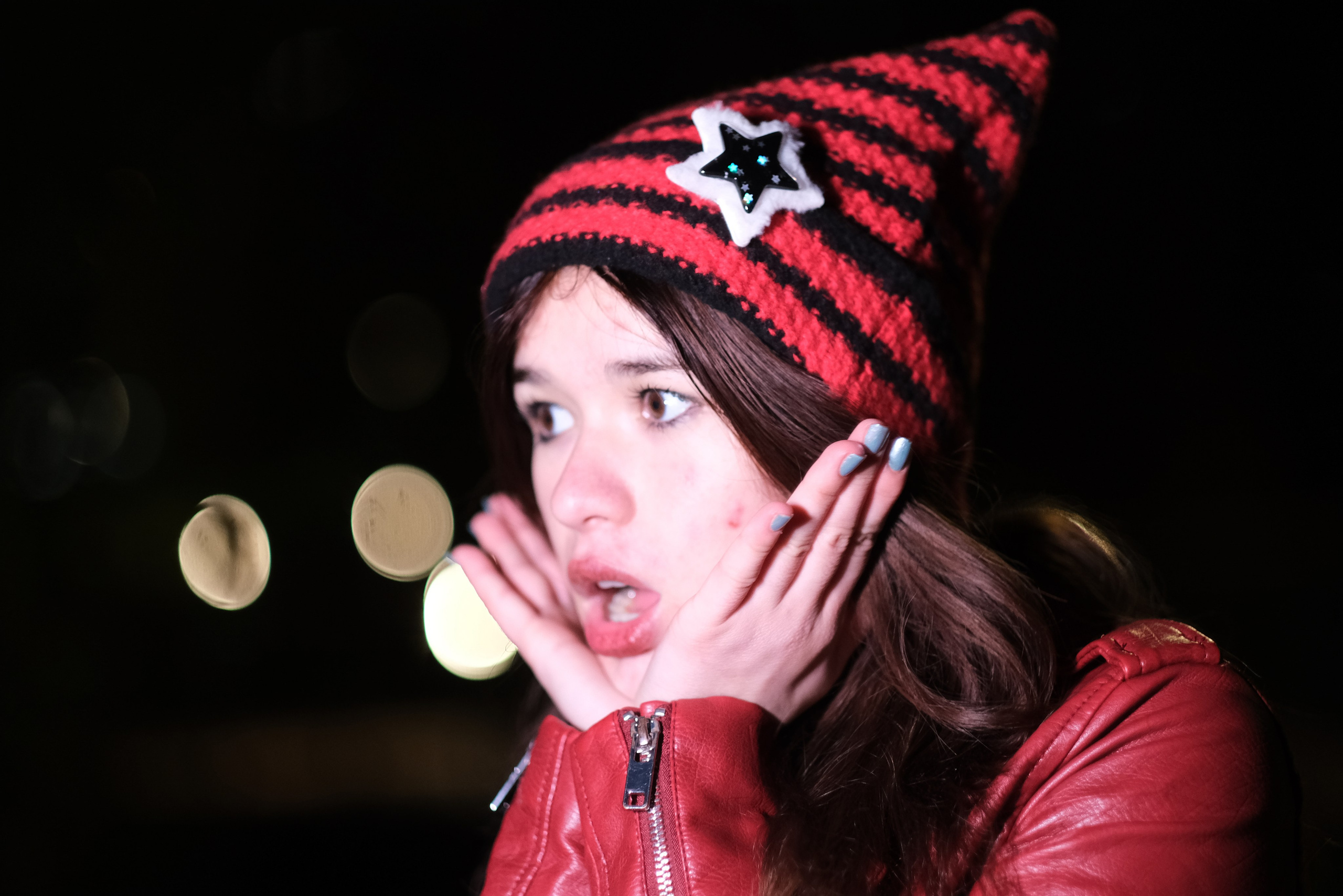 Александра в красном. Креативный фотограф в Москве Арапова Виталия