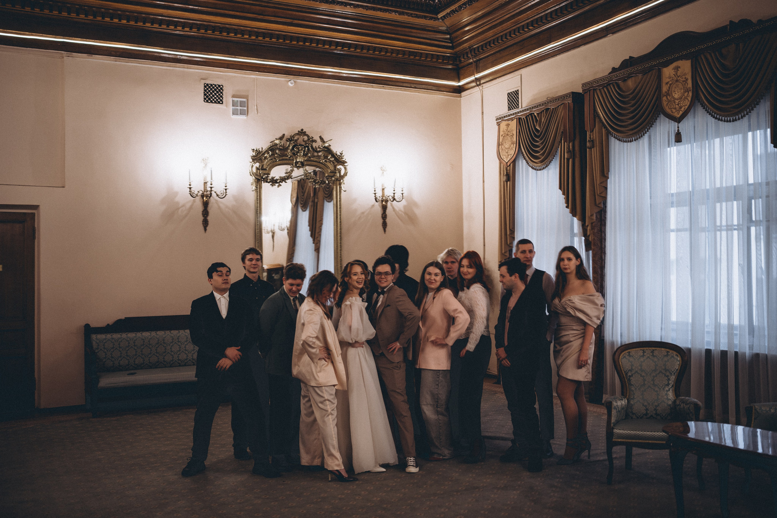 СВАДЕБНАЯ СЬЕМКА ВО ВТОРОМ ДВОРЦЕ С ГОСТЯМИ И ПРОГУЛКА В ТАВРИЧЕСКОМ САДУ. Профессиональный фотограф, Санкт-Петербург — Виктория Богомолова
