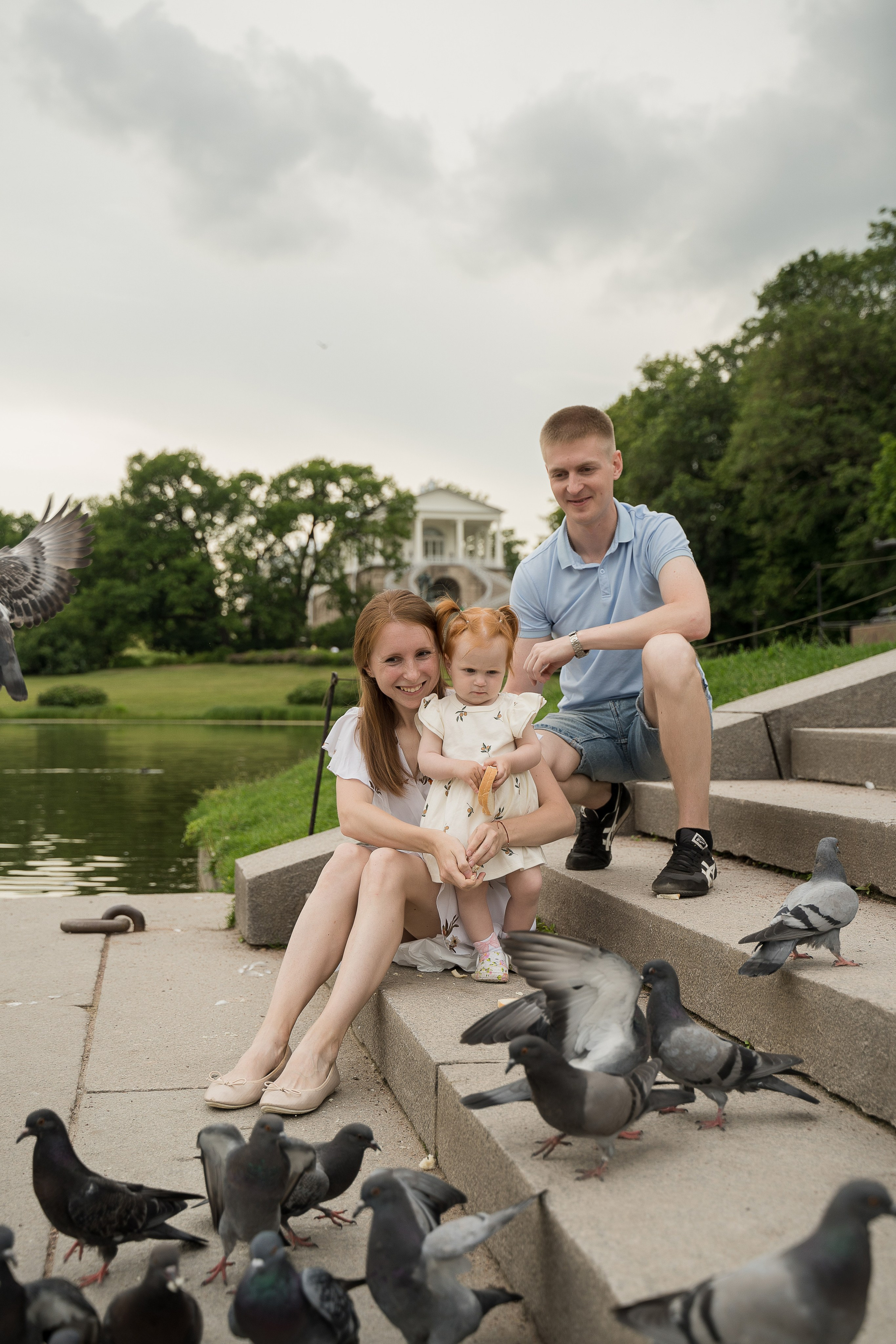 Семейная фотосессия в Екатерининском парке в Пушкине. Свадебный и семейный фотограф в Пушкине и Санкт-Петербурге Мария Филиппова
