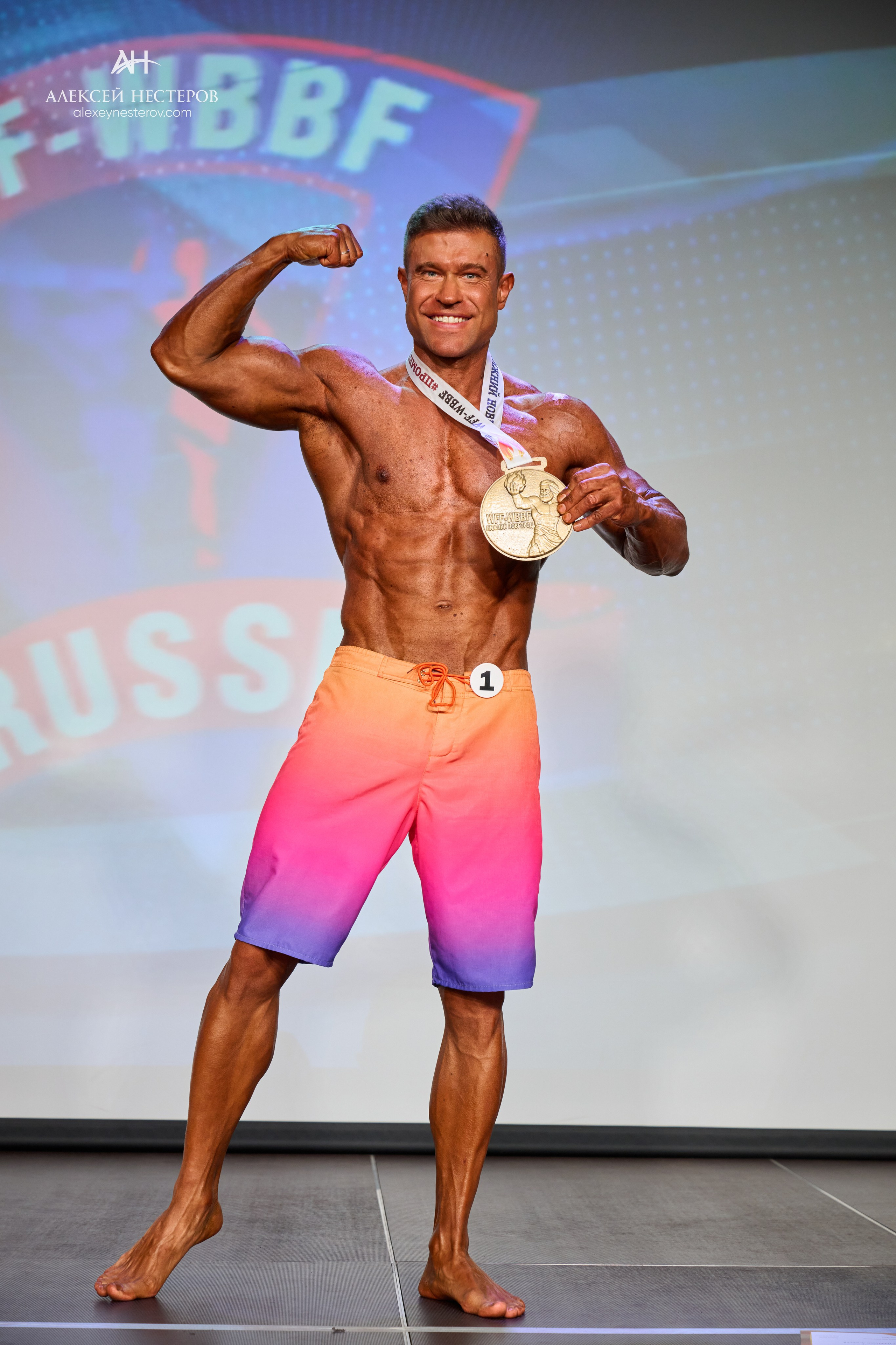 Фото с турнира «Прометей 2, WFF-WBBF Russia» 26 октября 2025. Спортивный фитнес фотограф Алексей Нестеров