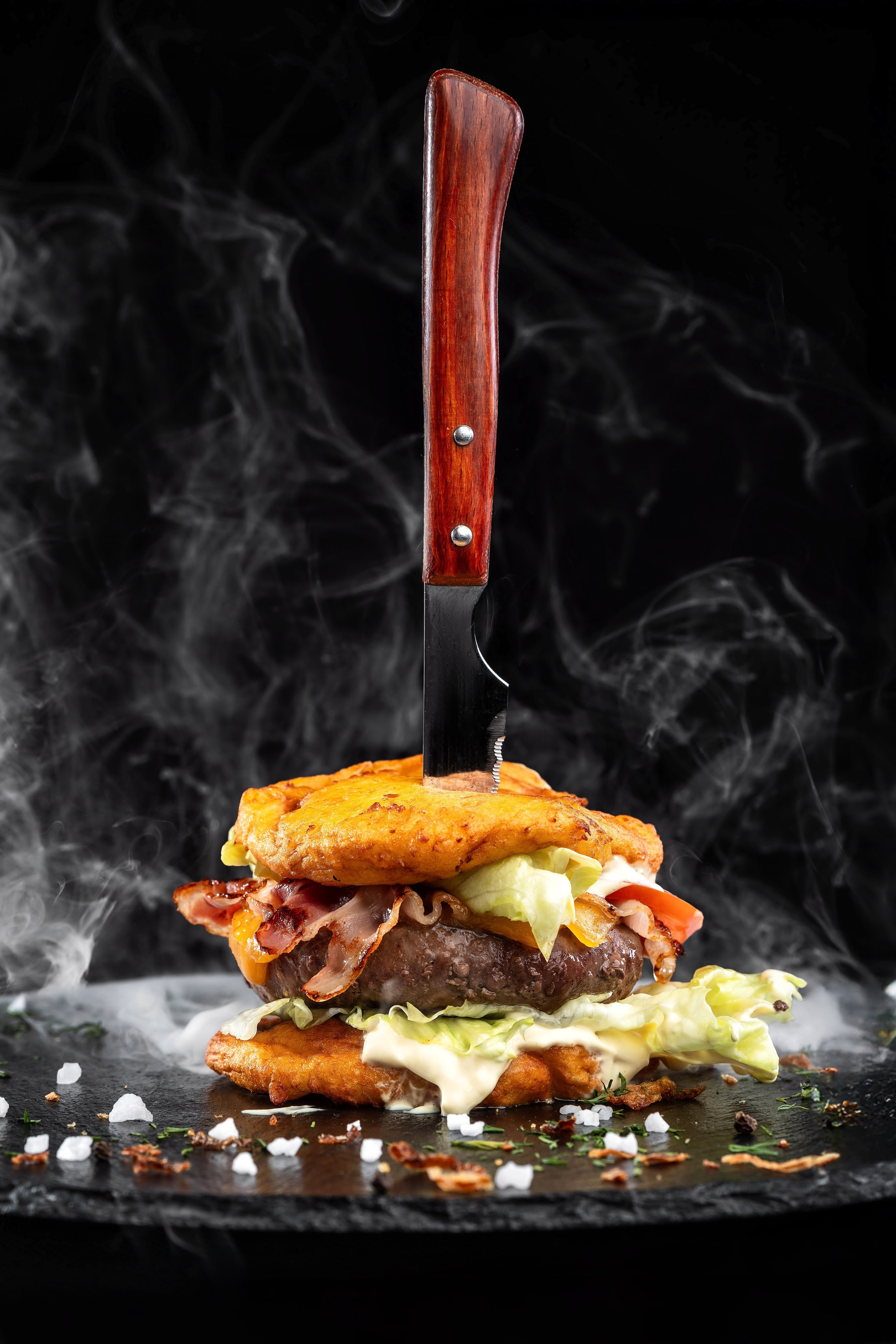 Фуд съемка бургеров. Фотограф Сочи