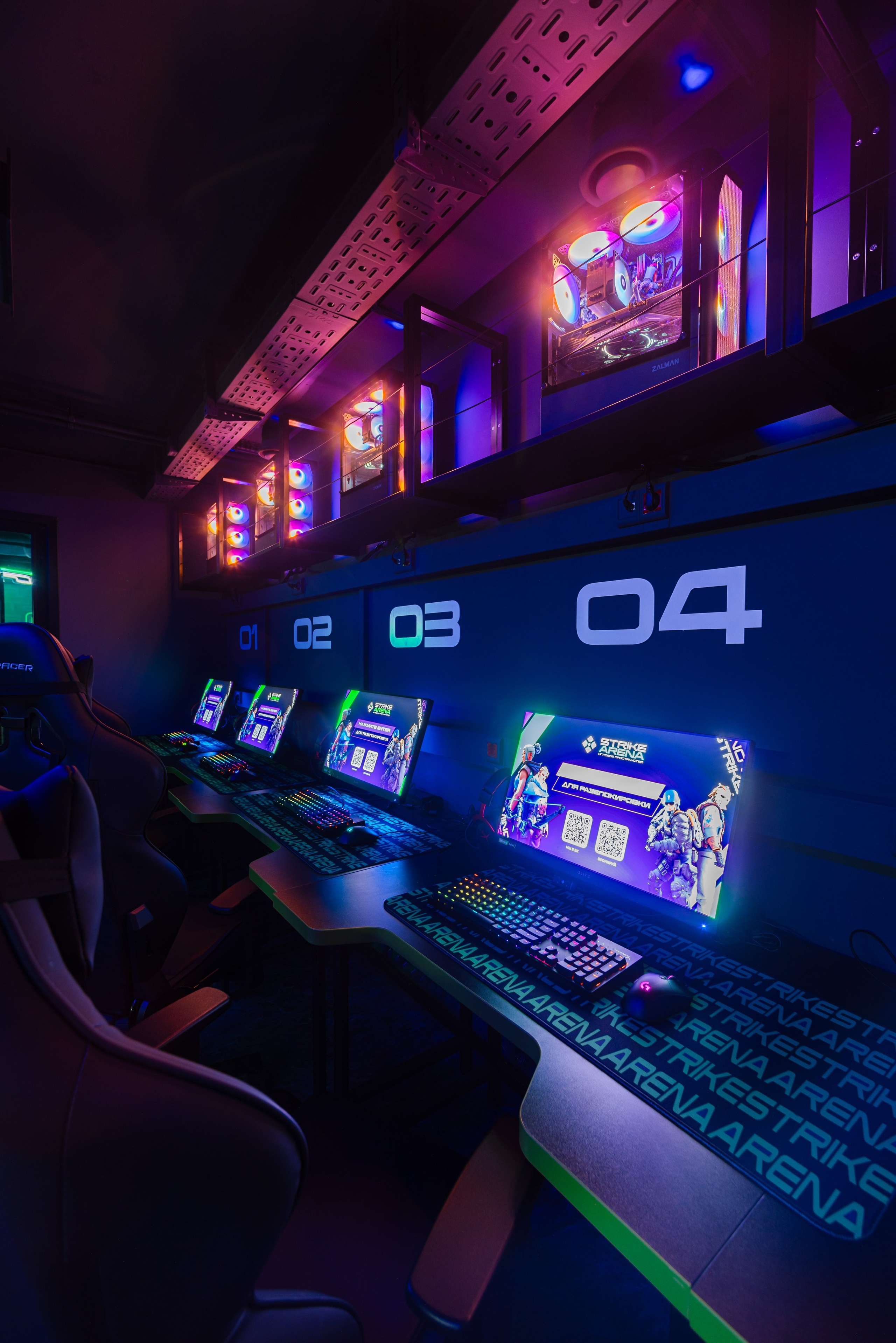 Фотосъемка для компьютерного клуба. Интерьерный и репортажный фотограф в Санкт-Петербурге