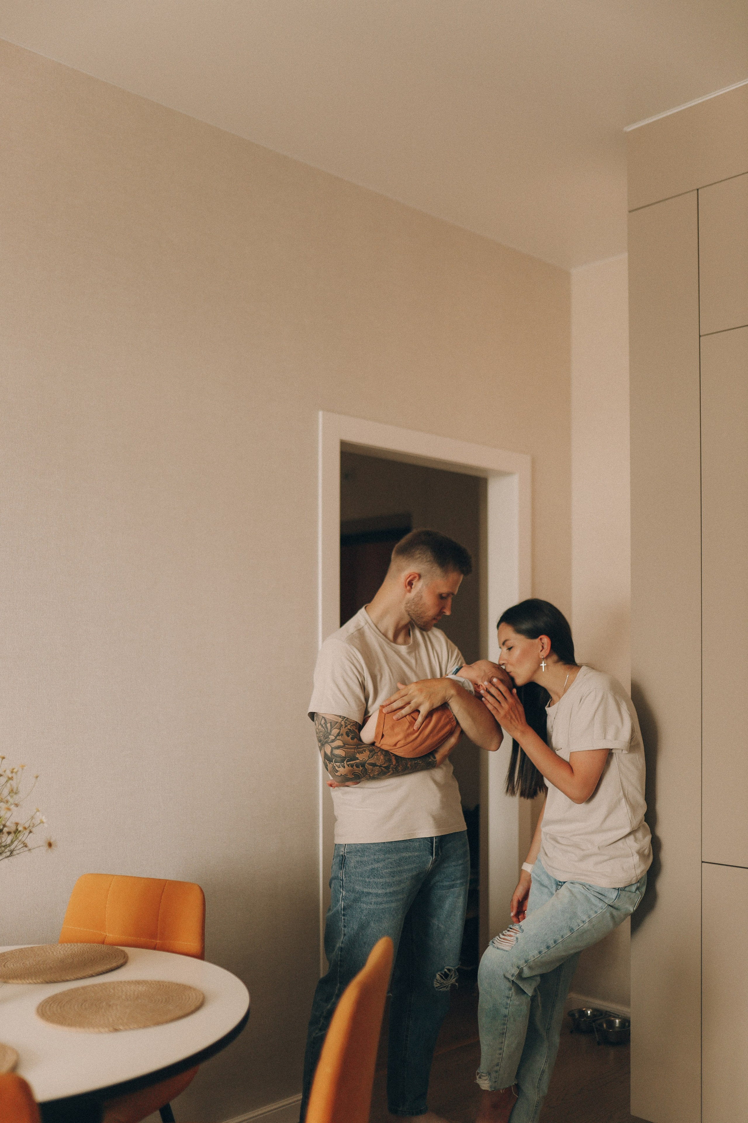 Домашняя фотосессия с малышом. Семейный фотограф Екатеринбург Черепанова Олеся