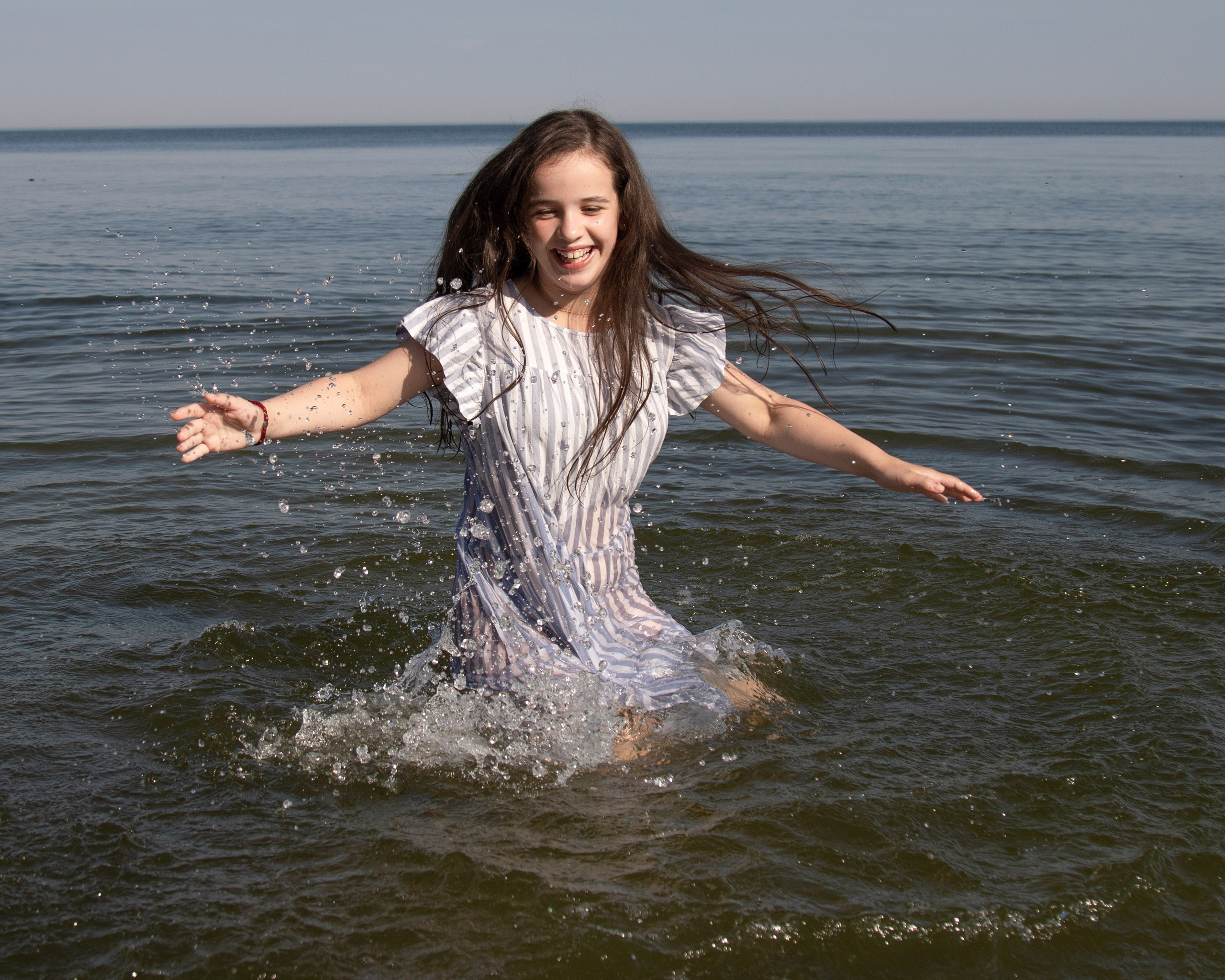 Июньский семейный фотосет на пляже. Фотограф Зеленоградск Лиана Сопина