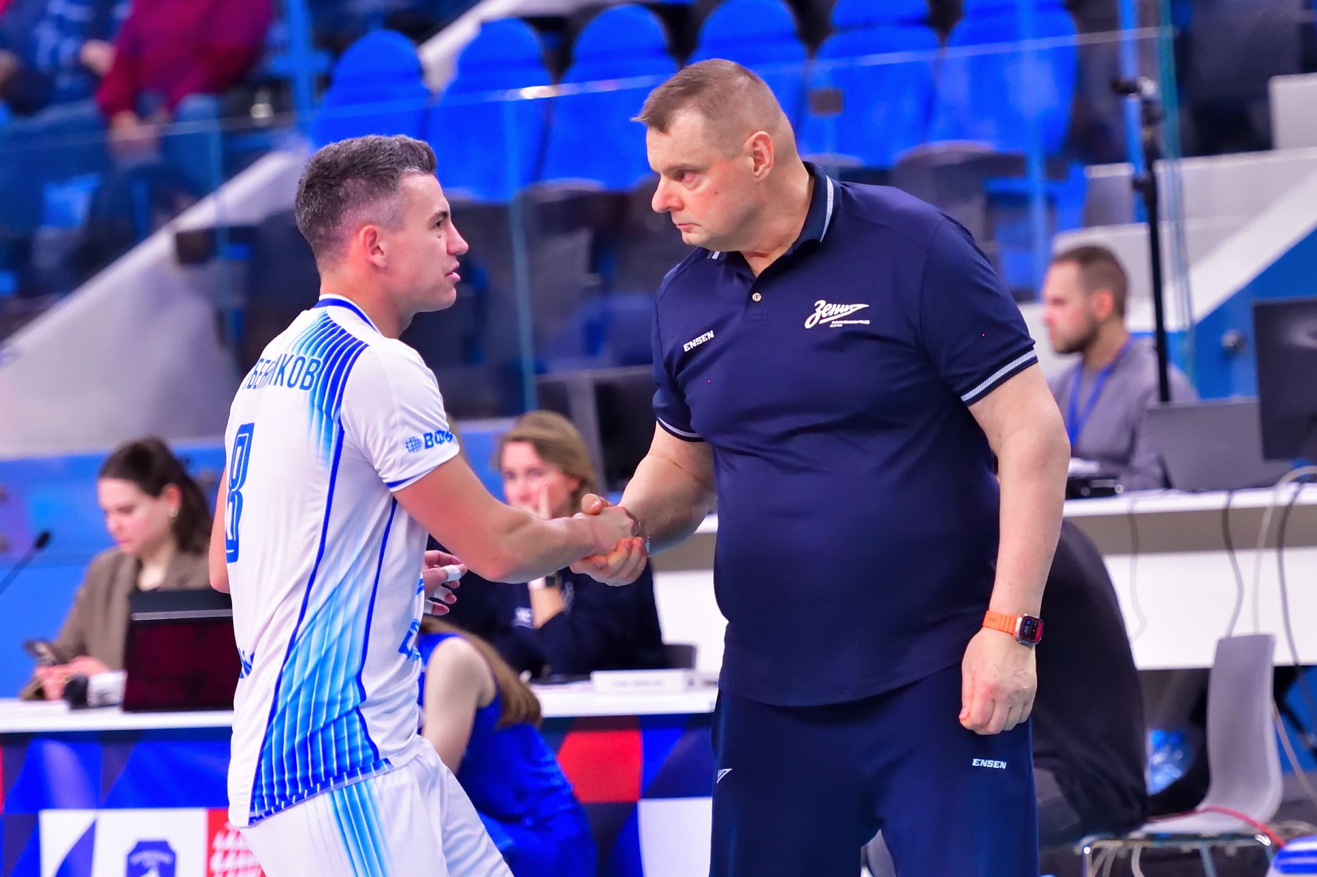 Лучшие фото волейбольного матча среди мужских команд «Динамо» (Москва) — «Зенит» (Санкт-Петербург)