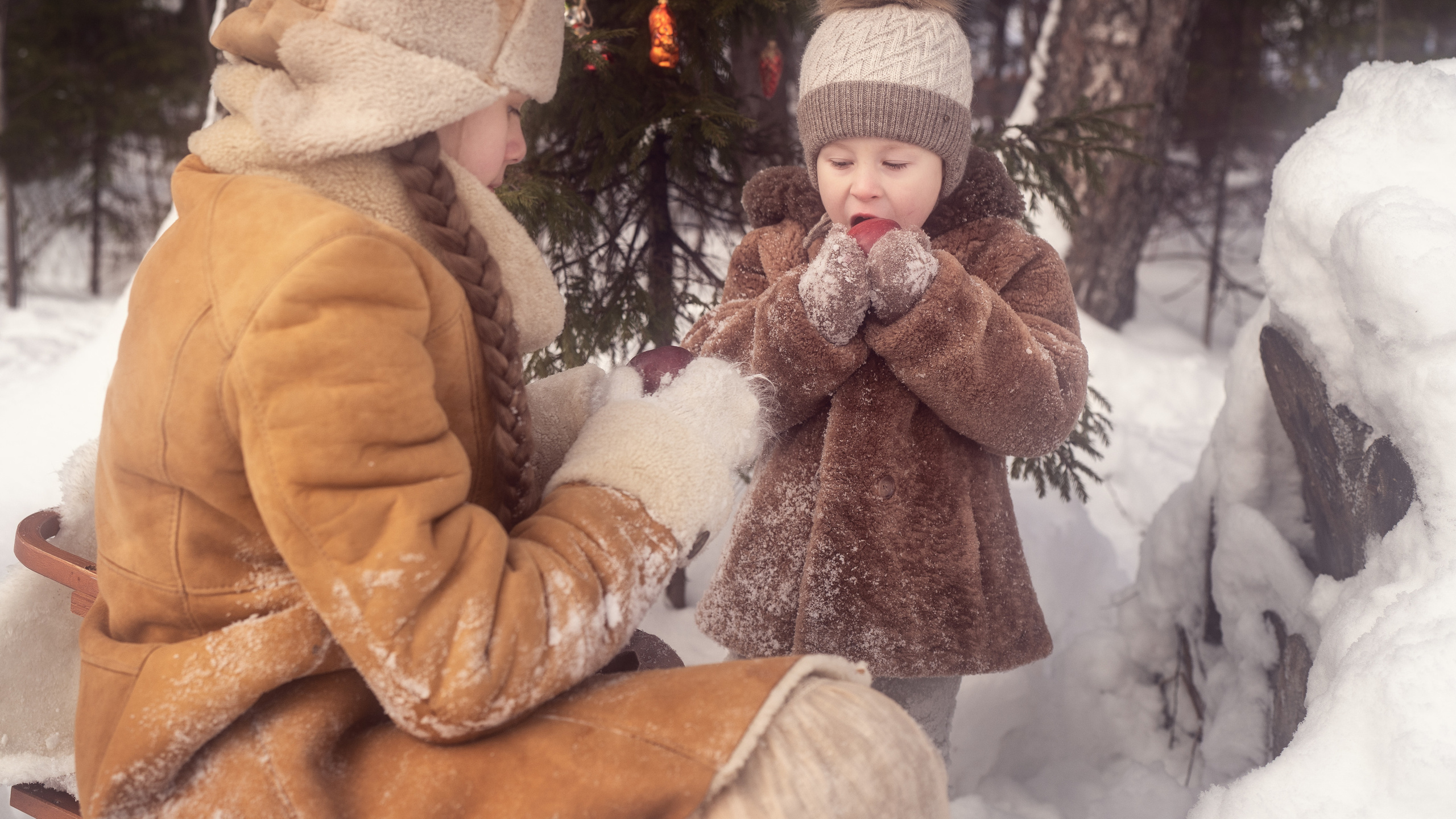 Рождество будет снежным. Семейный фотограф Новая Рига (Звенигород, Истра) Евгения Литовченко