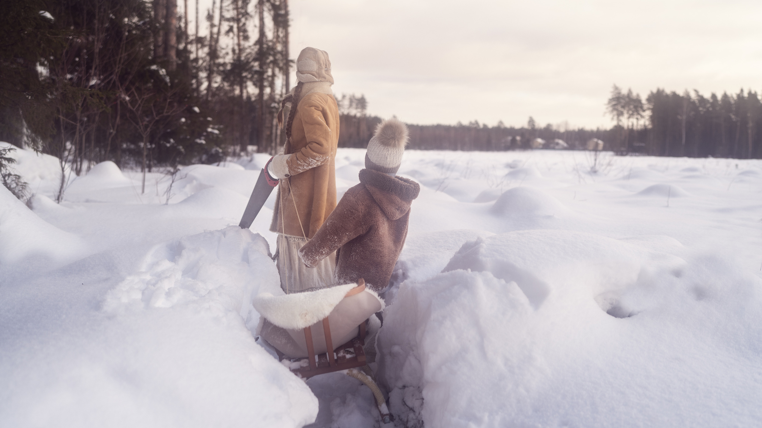 Рождество будет снежным. Семейный фотограф Новая Рига (Звенигород, Истра) Евгения Литовченко