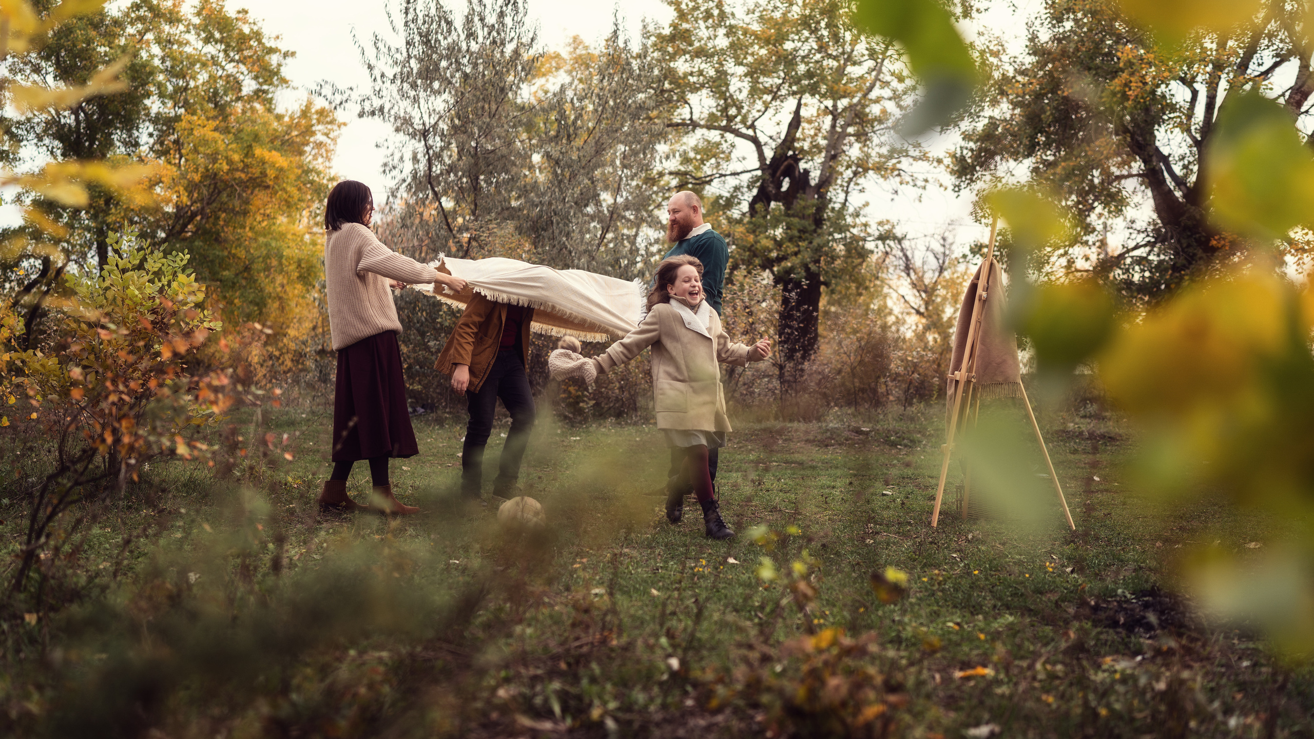 Осенний пикник. Семейный фотограф Новая Рига (Звенигород, Истра) Евгения Литовченко