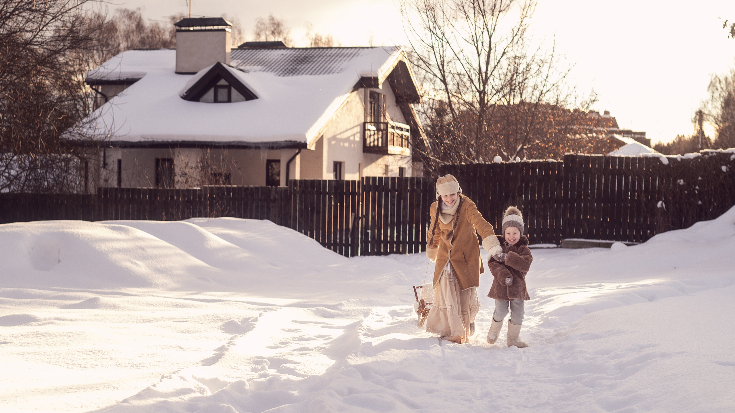 Рождество будет снежным. Семейный фотограф Новая Рига (Звенигород, Истра) Евгения Литовченко